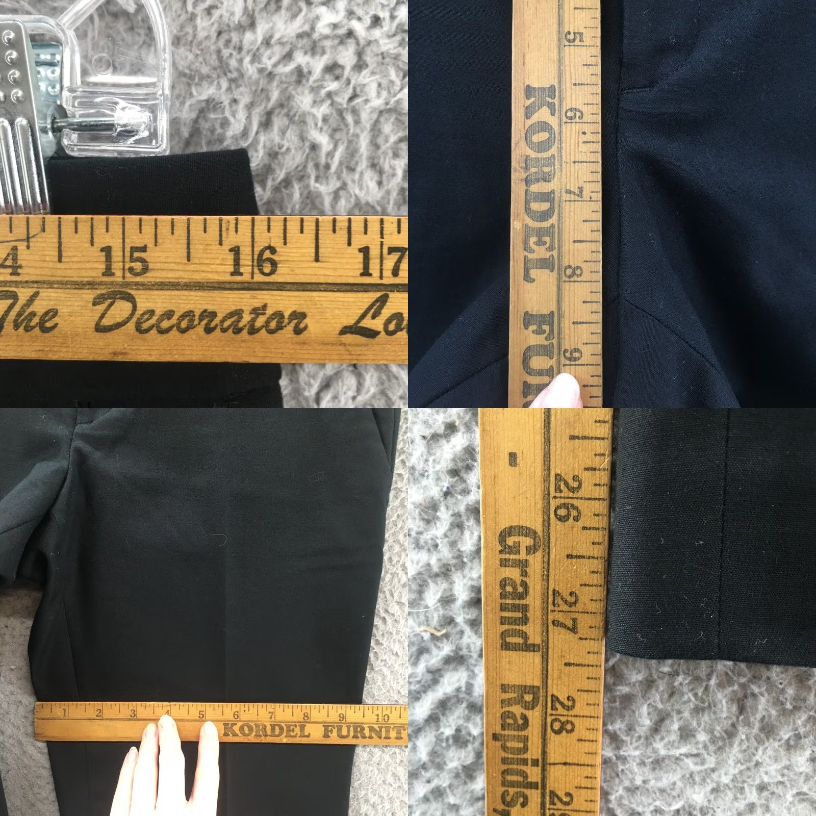 Banana Republic Banana Republic Martin Fit Ankle Pants Womens 6P Black Cotton Blend Flat Front Pants Women Petite 6P Black Casual Classic Mens Womens Girls Size 28" / US 6 / IT 42 - 8 Thumbnail