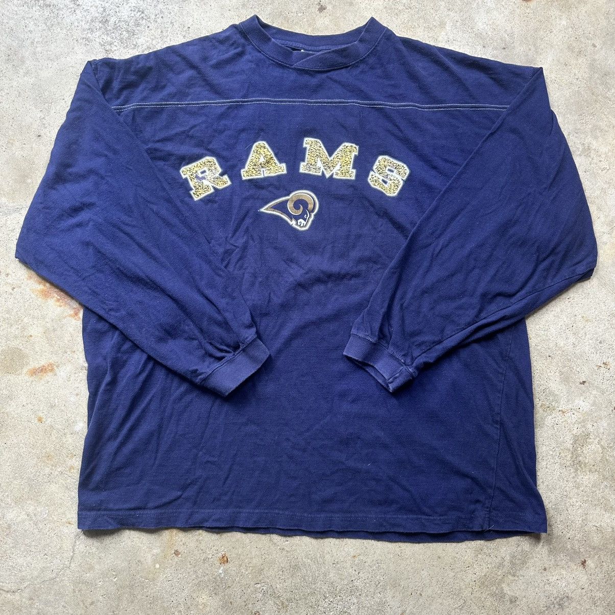 Logo Athletic Vintage 90s Logo Athletic St. Louis Rams Long Sleeve Shirt Size US XL / EU 56 / 4 - 1 Thumbnail