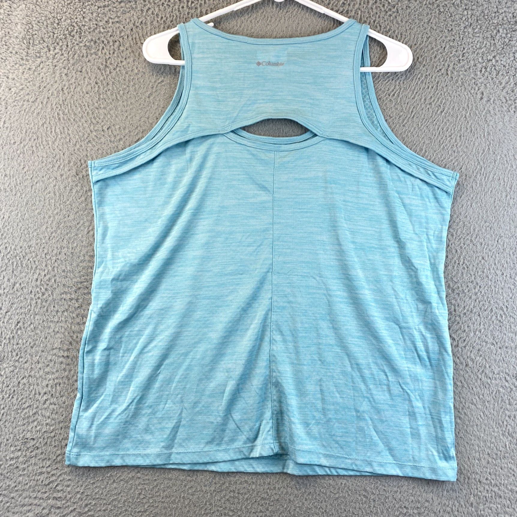 AQUA Columbia Tank Top Women XX-Large Aqua Sleeveless Soft Knit Tunic Jersey Casual Vest Top 2XL Women's Tank Size XXL / US 16-18 / IT 52-54 - 6 Thumbnail