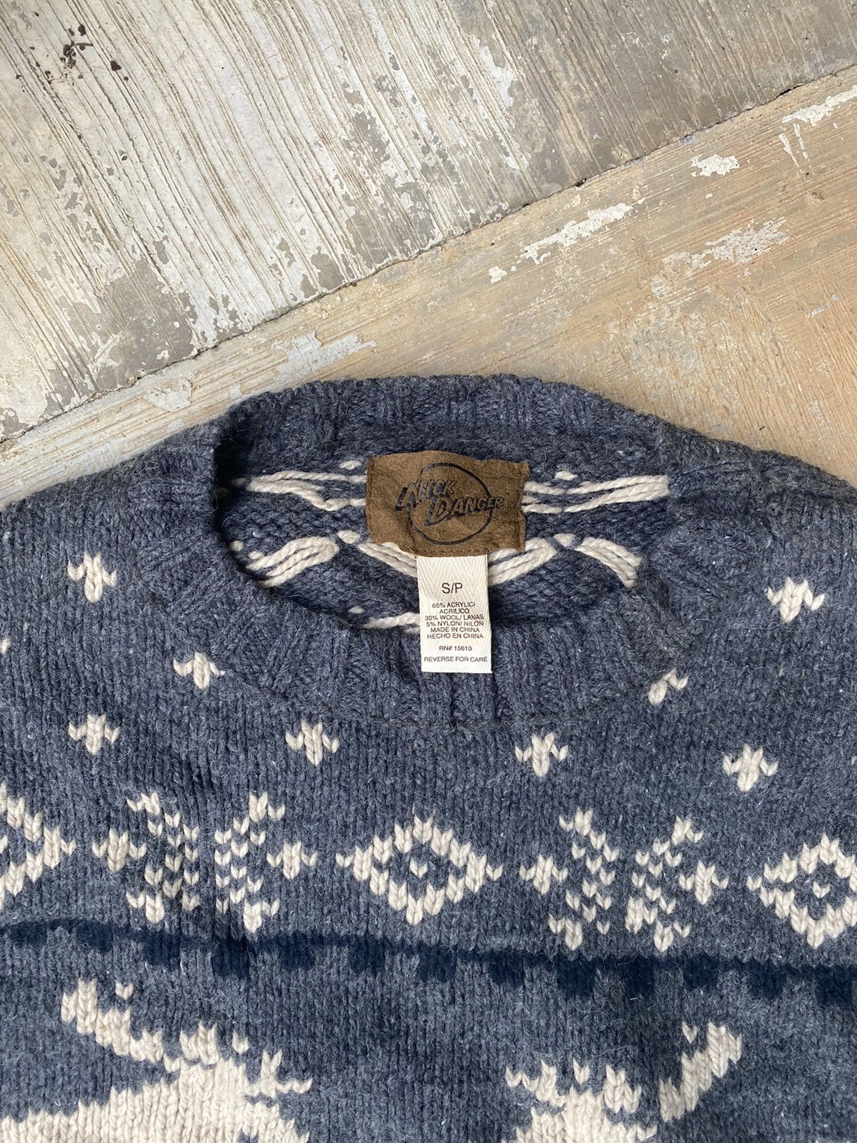 Native × Vintage Nick Danger Cable Knit Sweater Size US S / EU 44-46 / 1 - 6 Thumbnail