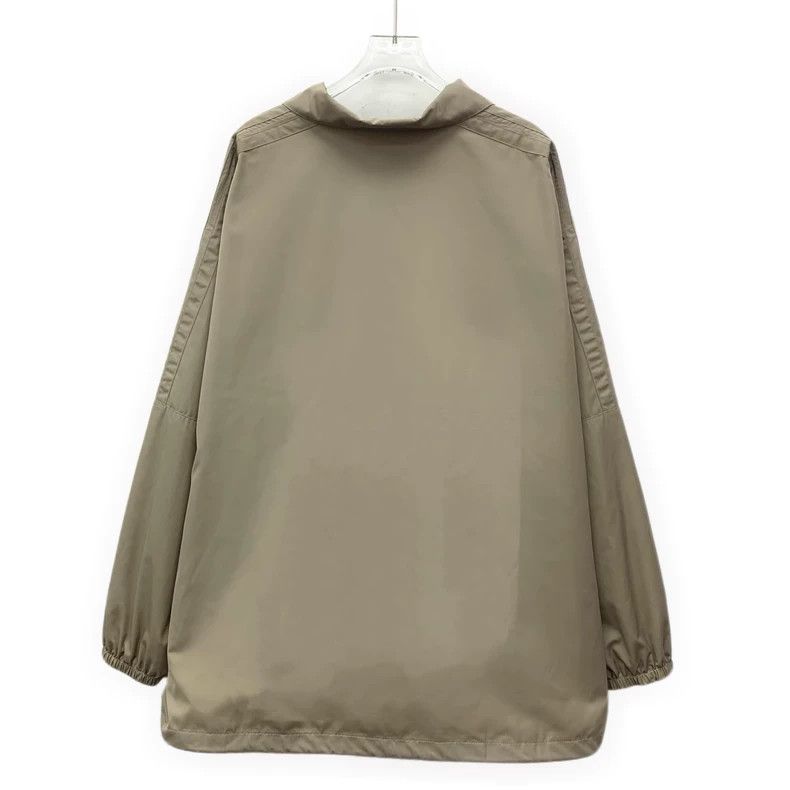 Balenciaga Balenciaga Khaki logo monogram printed lapel zip long slee Size US XXS / EU 40 - 2 Thumbnail