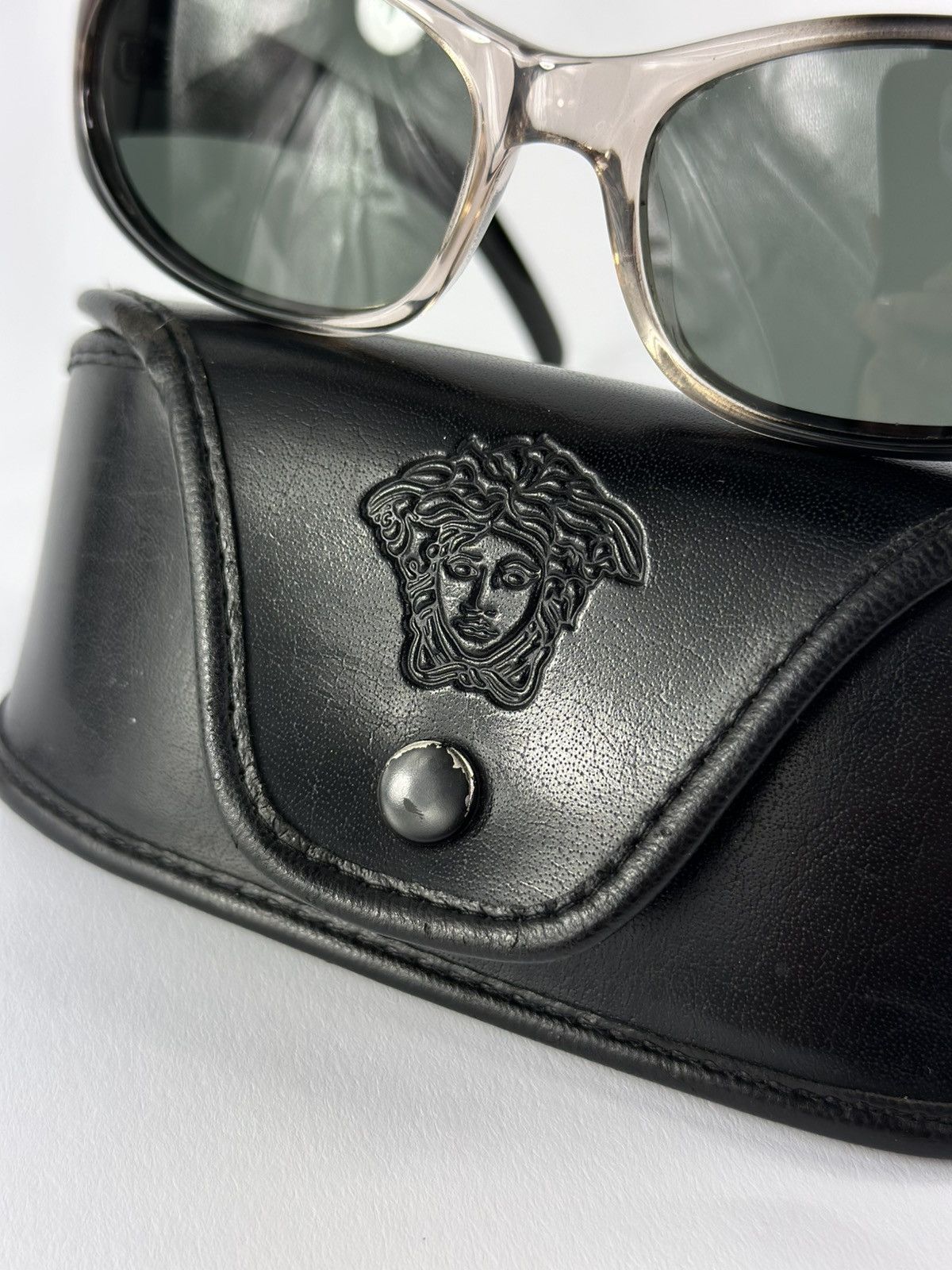 Versace Rare Gianni Versace Vintage Sunglasses Medusa - 435 362/476 Size ONE SIZE - 7 Thumbnail