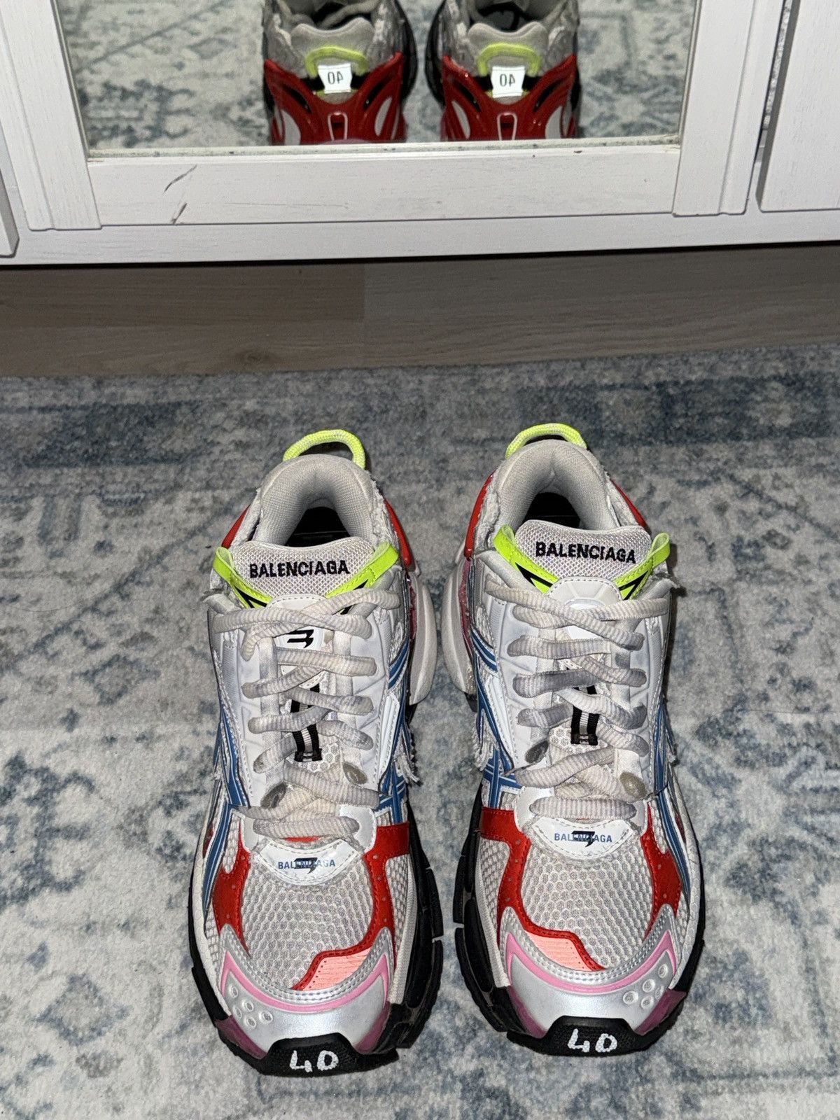 Balenciaga Balenciaga Runner Multicolour Size US 7 / EU 40 - 2 Thumbnail