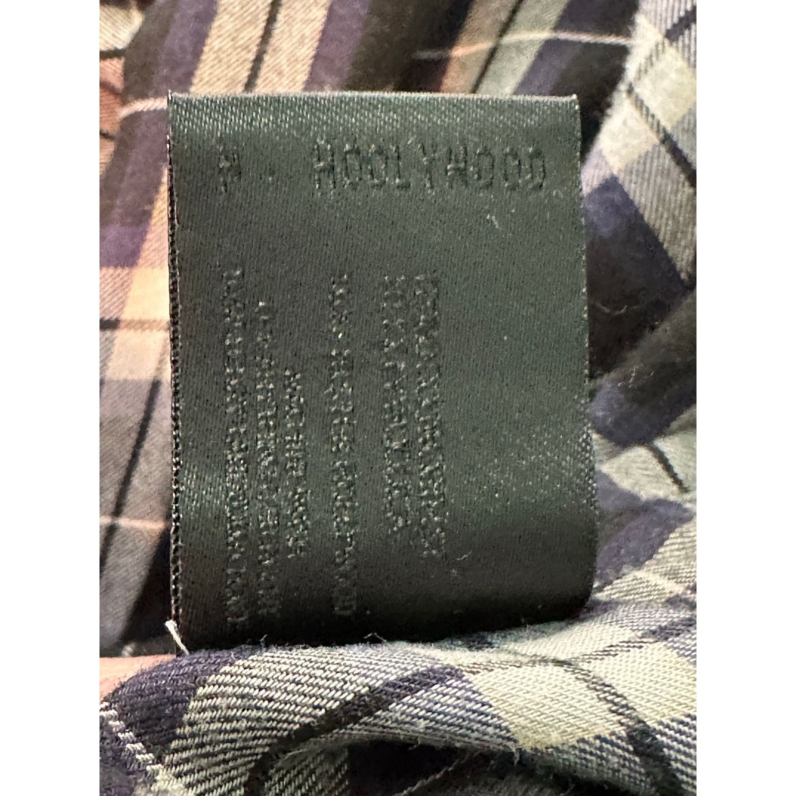 N.Hoolywood N. Hoolywood plaid long sleeves flannel shirt size 36 Size US S / EU 44-46 / 1 - 3 Thumbnail