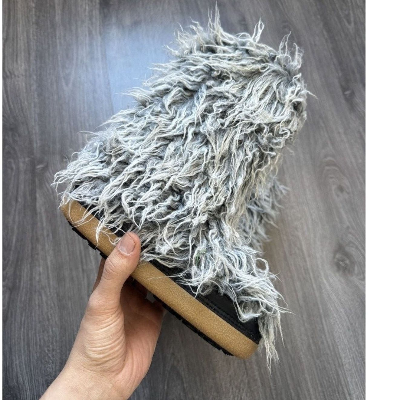 Japanese Brand × Moon Boot × Vintage 90s Vintage Modes Moon Boots Style Yeti Fur Boots Size US 6 / IT 36 - 3 Thumbnail