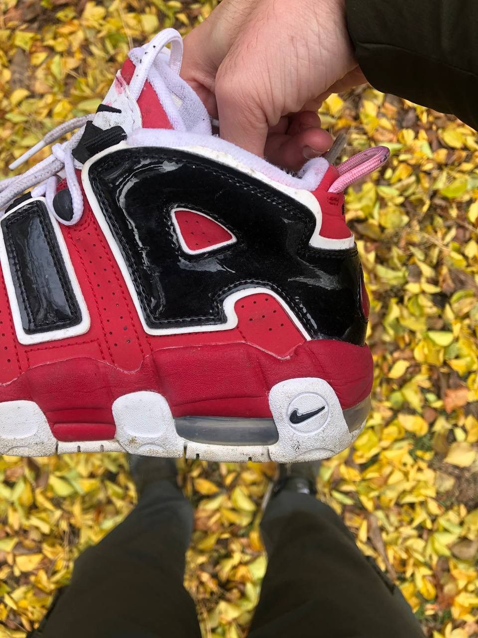 Vintage VERY RARE NIKE AIR MORE UPTEMPO CHICAGO BULLS SNEAKERS 90s Size US 6.5 / EU 39-40 - 3 Thumbnail