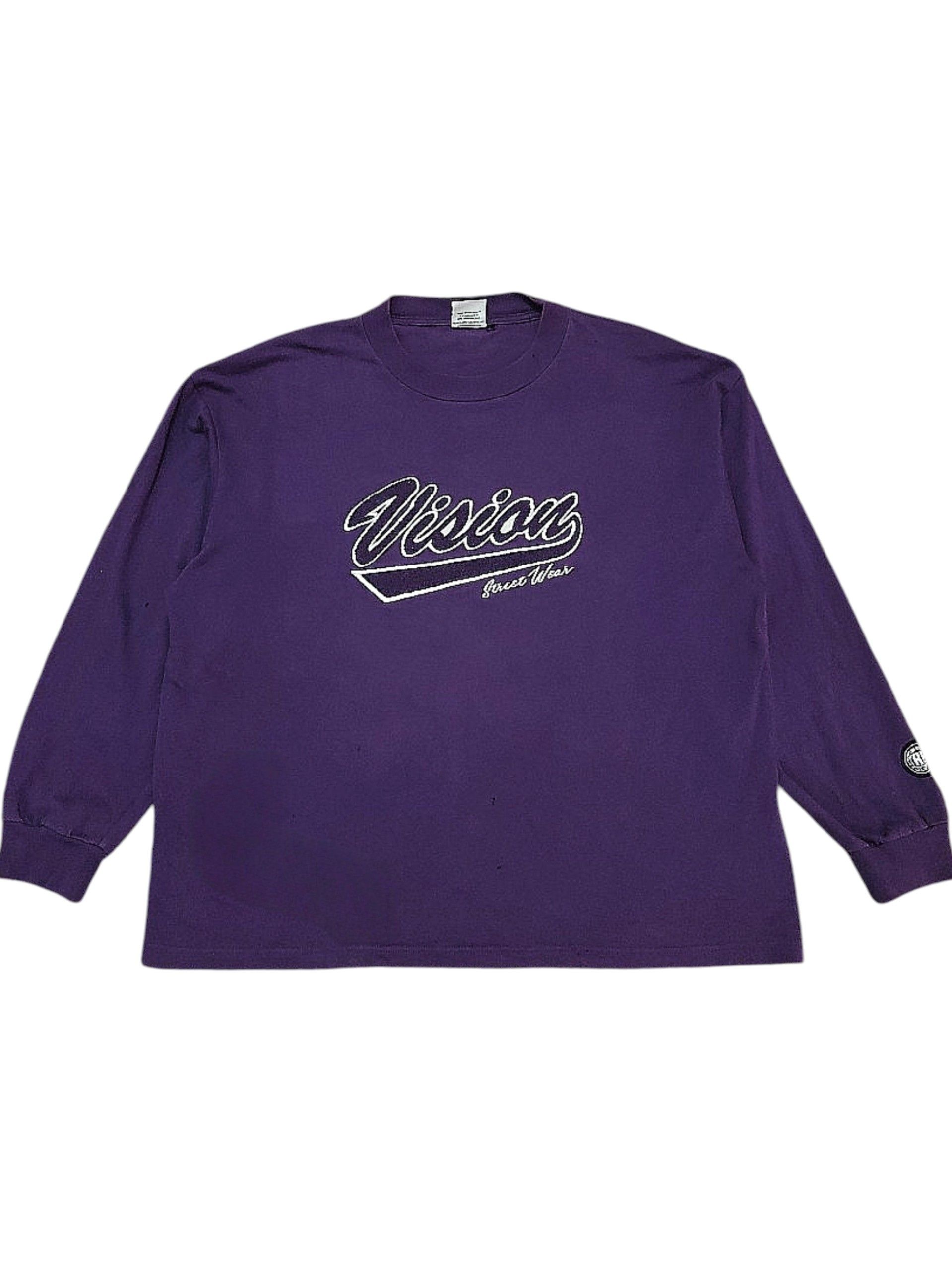 Vision Streetwear Vintage VISION STREETWEAR Sweatshirt embroidery logo Size US L / EU 52-54 / 3 - 1 Thumbnail