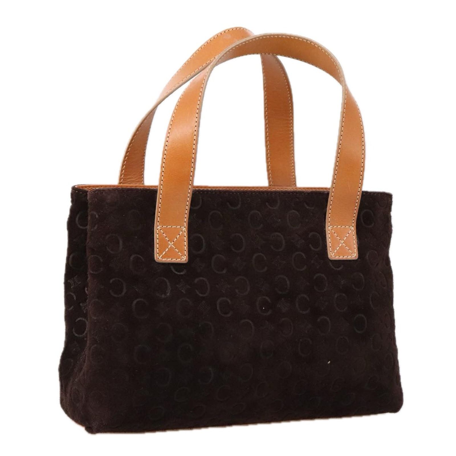 Celine C Logo Suede Tote Model Suede C Logo