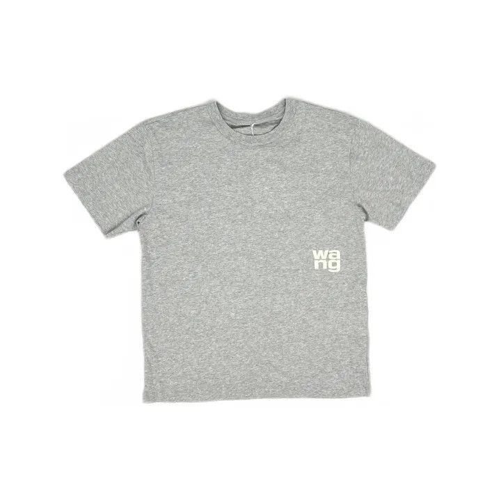 Alexander Wang Alexander Wang FW22 Logo Print Short Sleeve T-Shirt - Size S / US 4 / IT 40 - 2 Thumbnail