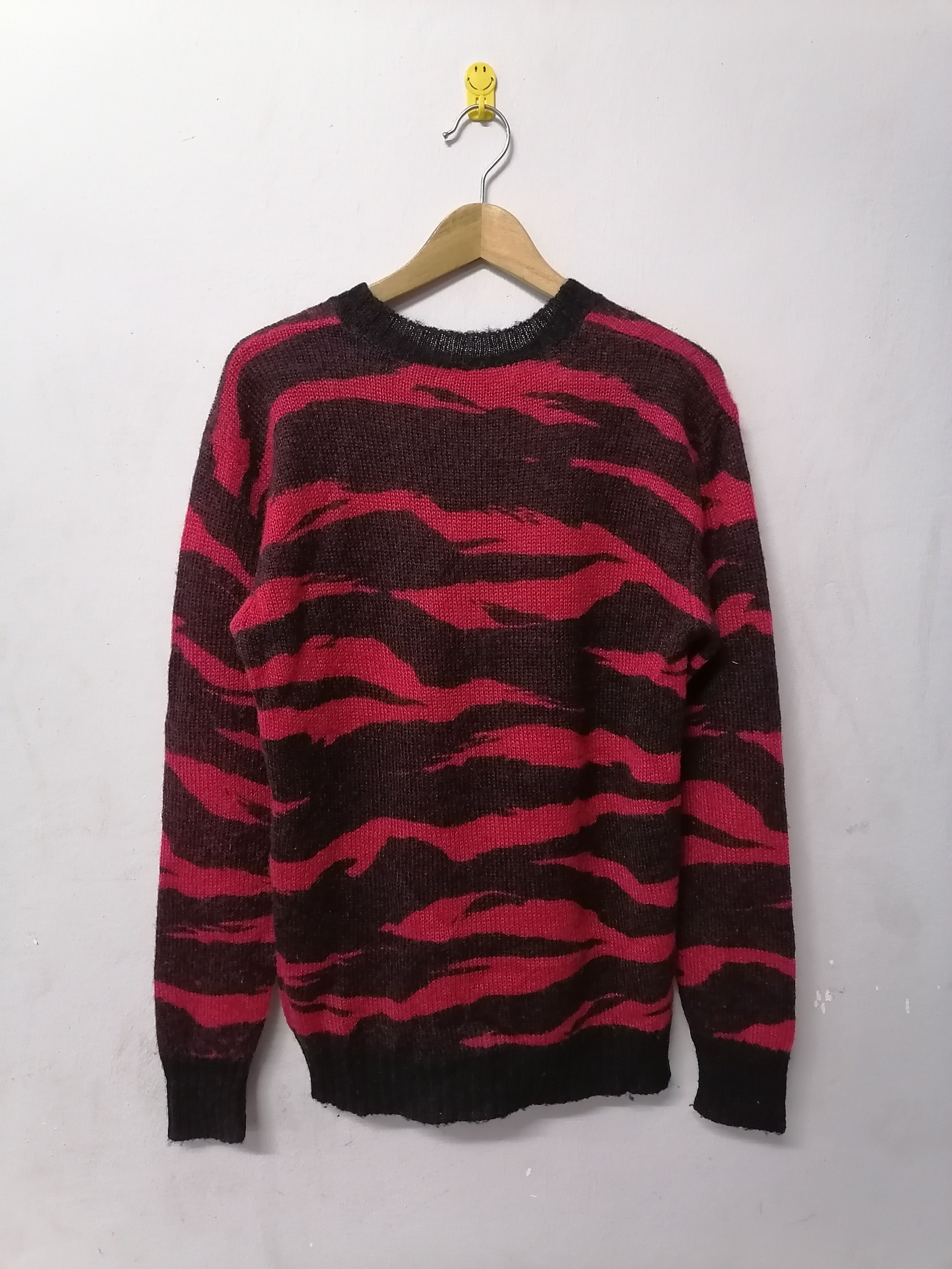 Designer × Maharishi Maharishi Tiger Stripe Mohair Knitwear Size US S / EU 44-46 / 1 - 3 Thumbnail