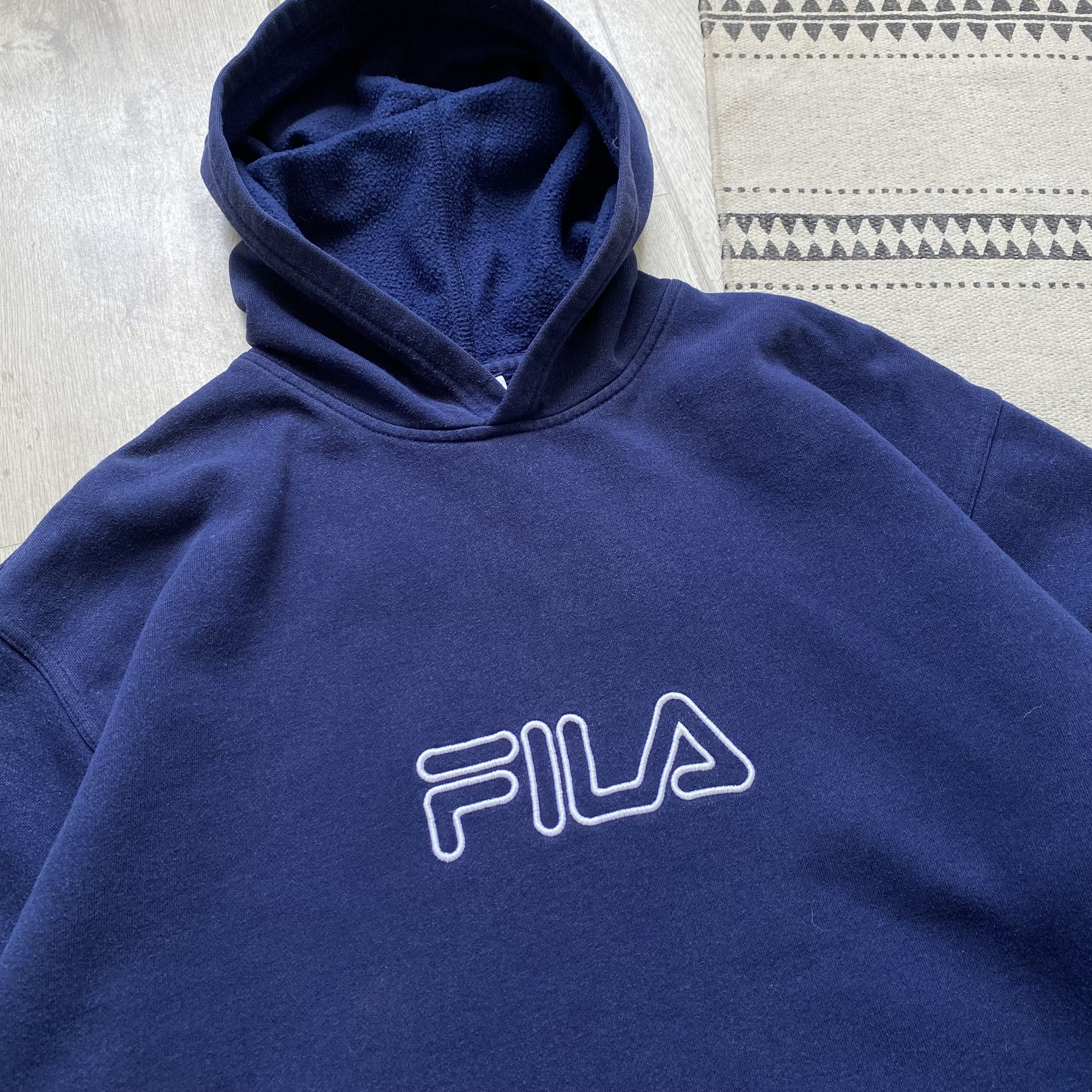 Fila Vintage Fila hoodie center logo Y2K sweatshirt Size US M / EU 48-50 / 2 - 5 Thumbnail