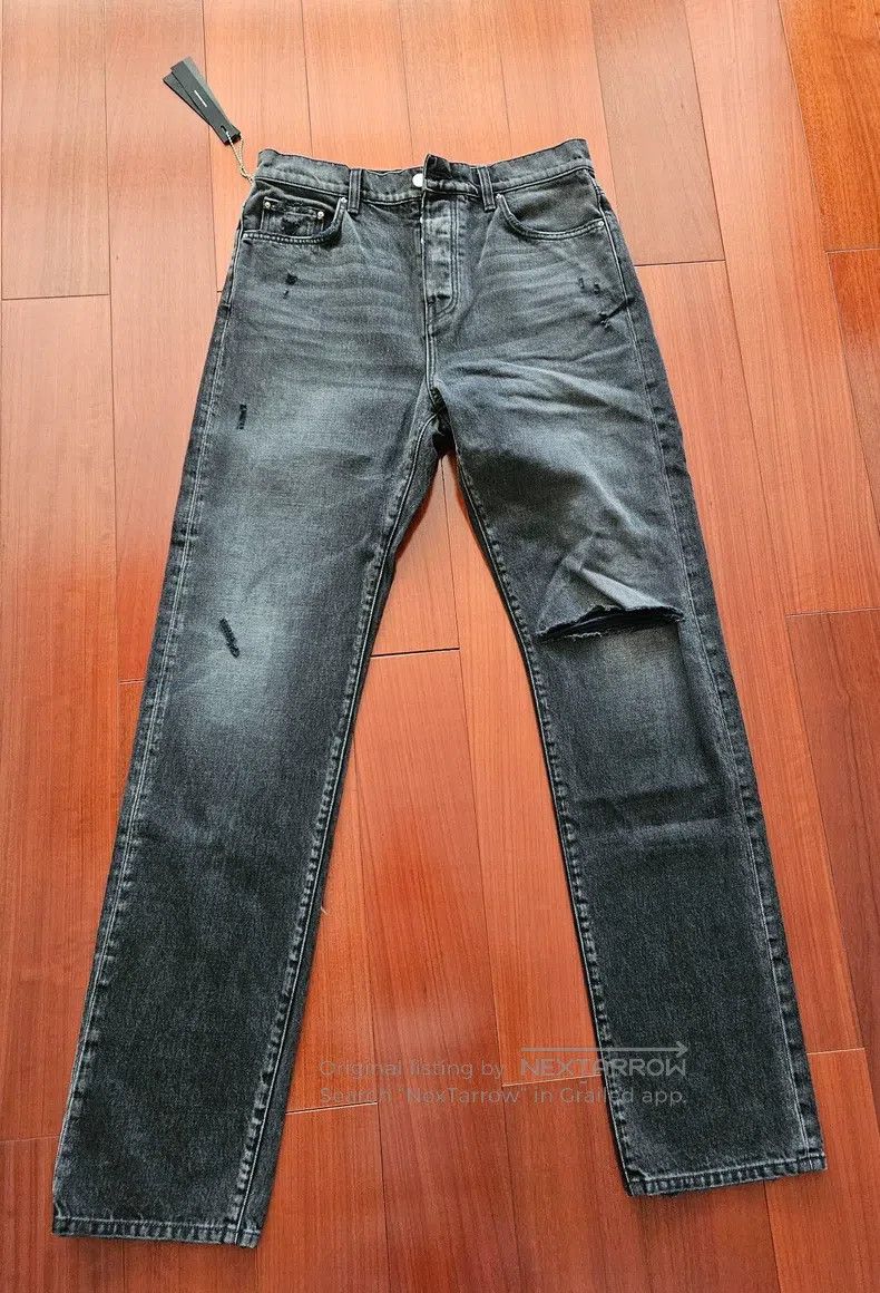 Amiri Amiri Classic Straight Leg Cut Vintage Black Jeans Size 32 Size US 32 / EU 48 - 1 Thumbnail