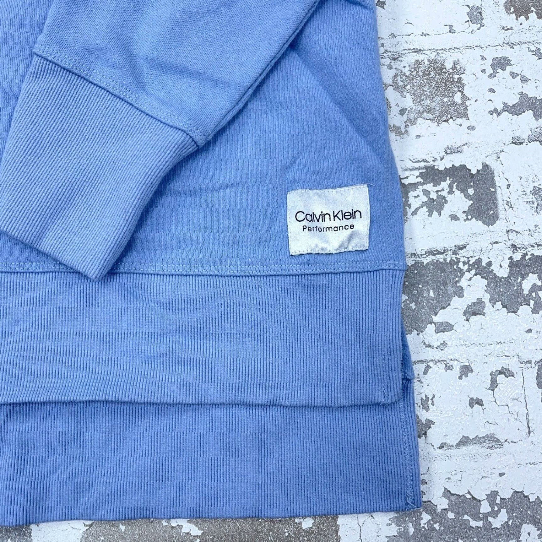 Calvin Klein Calvin Klein Hoodie Women Large Blue Logo Activewear Pullover Sweatshirt Casual All Seasons Sports Size L / US 10 / IT 46 - 3 Thumbnail