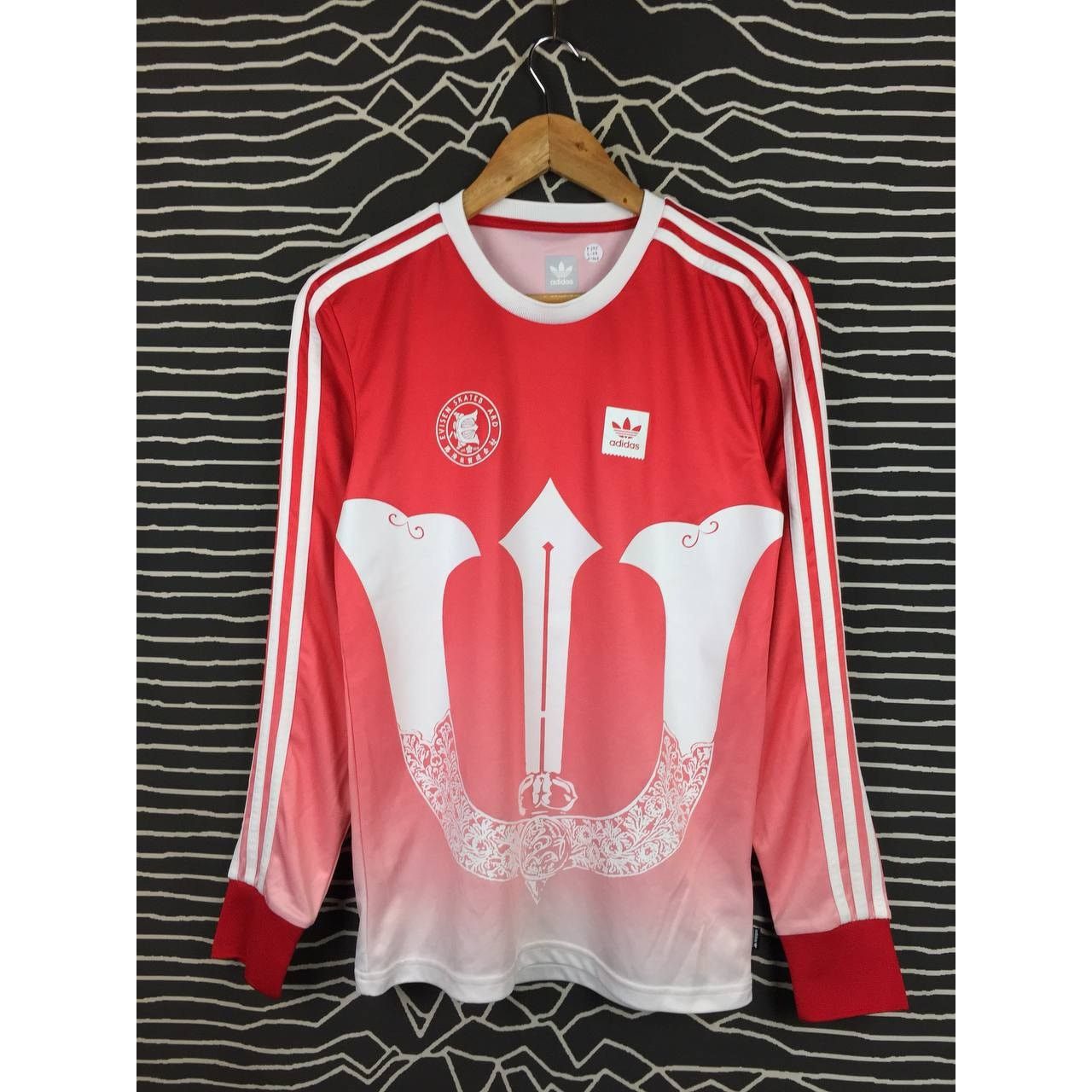 Adidas × Vintage Adidas Skateboarding X Evisen Skateboards Long Sleeve Jersey Size US XS / EU 42 / 0 - 1 Thumbnail