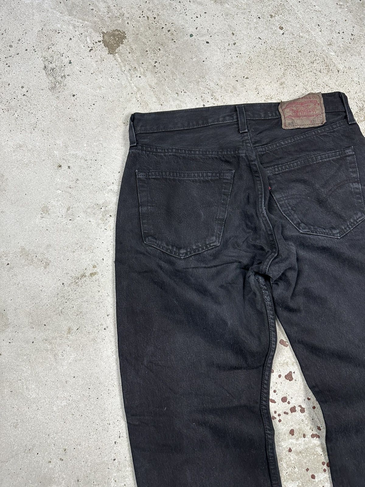 Levi's Vintage 1996 Levi’s 501 Black Denim Pants Jeans UK 90s Size US 30 / EU 46 - 11 Thumbnail