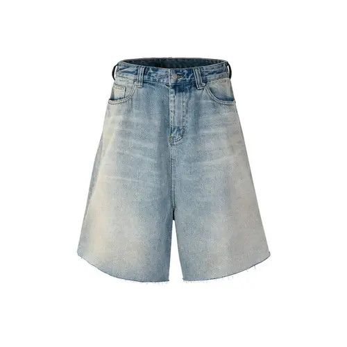 Japanese Brand Street washed hip hop skateboard denim shorts Size US 34 / EU 50 - 2 Thumbnail