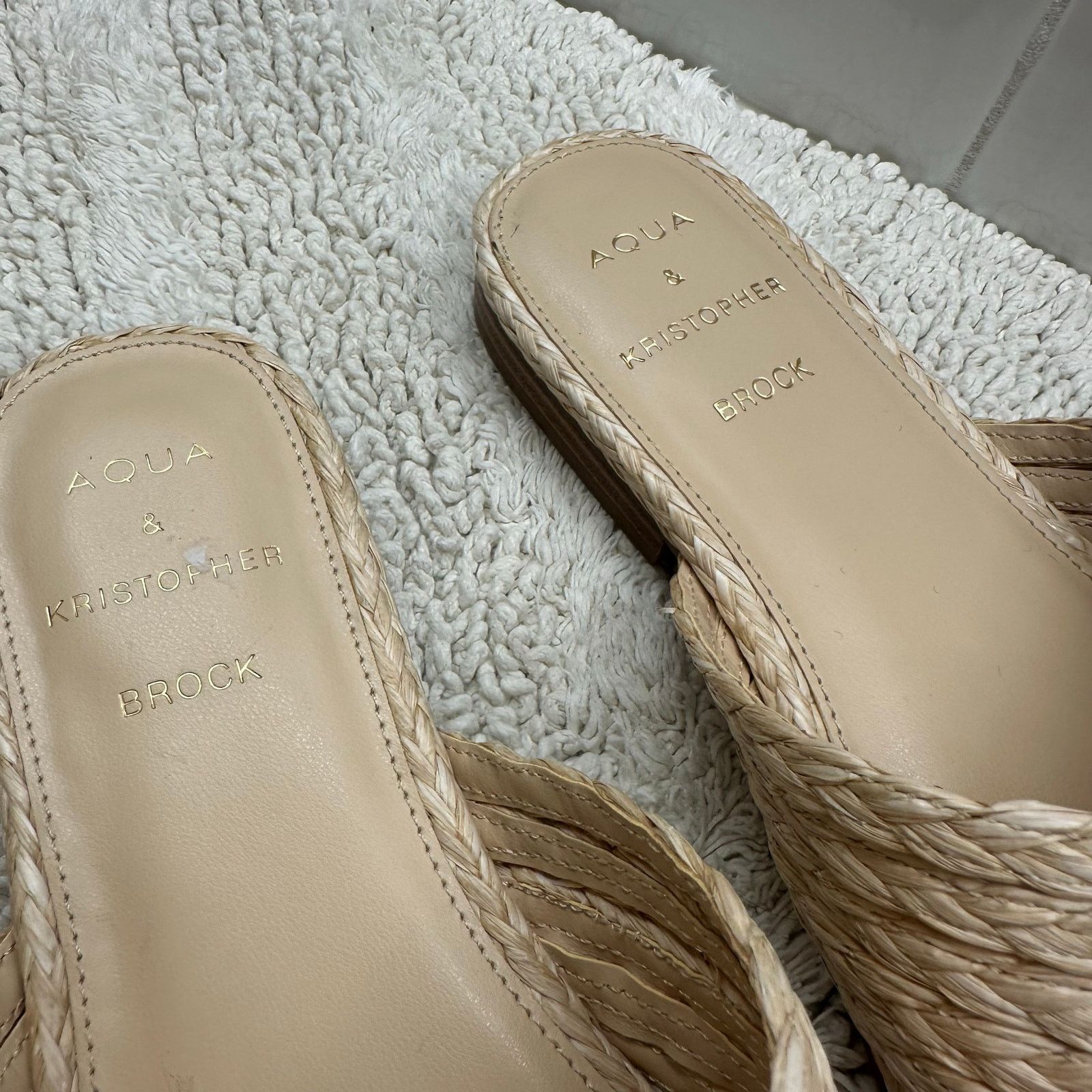 Other AQUA Kristopher Brock Crossover Espadrille Sandals 7.5M Size US 7.5 / IT 37.5 - 4 Thumbnail