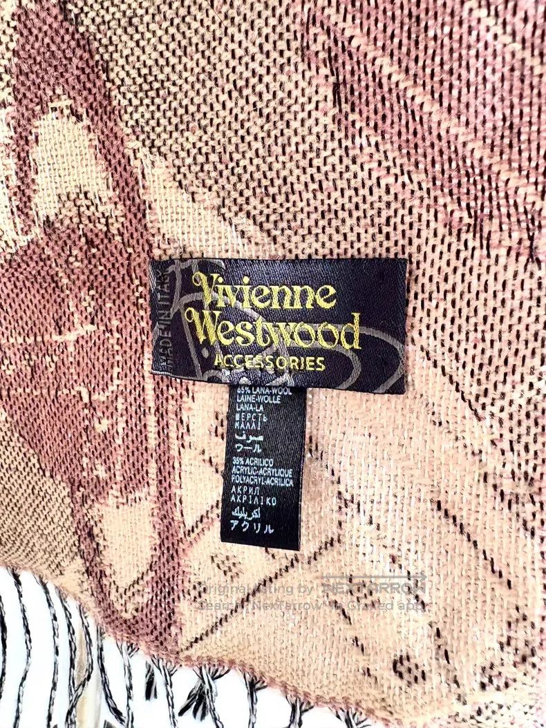 Vivienne Westwood Vivienne Westwood Mauve Double-Sided Large Saturn Logo Sca Size ONE SIZE - 5 Thumbnail