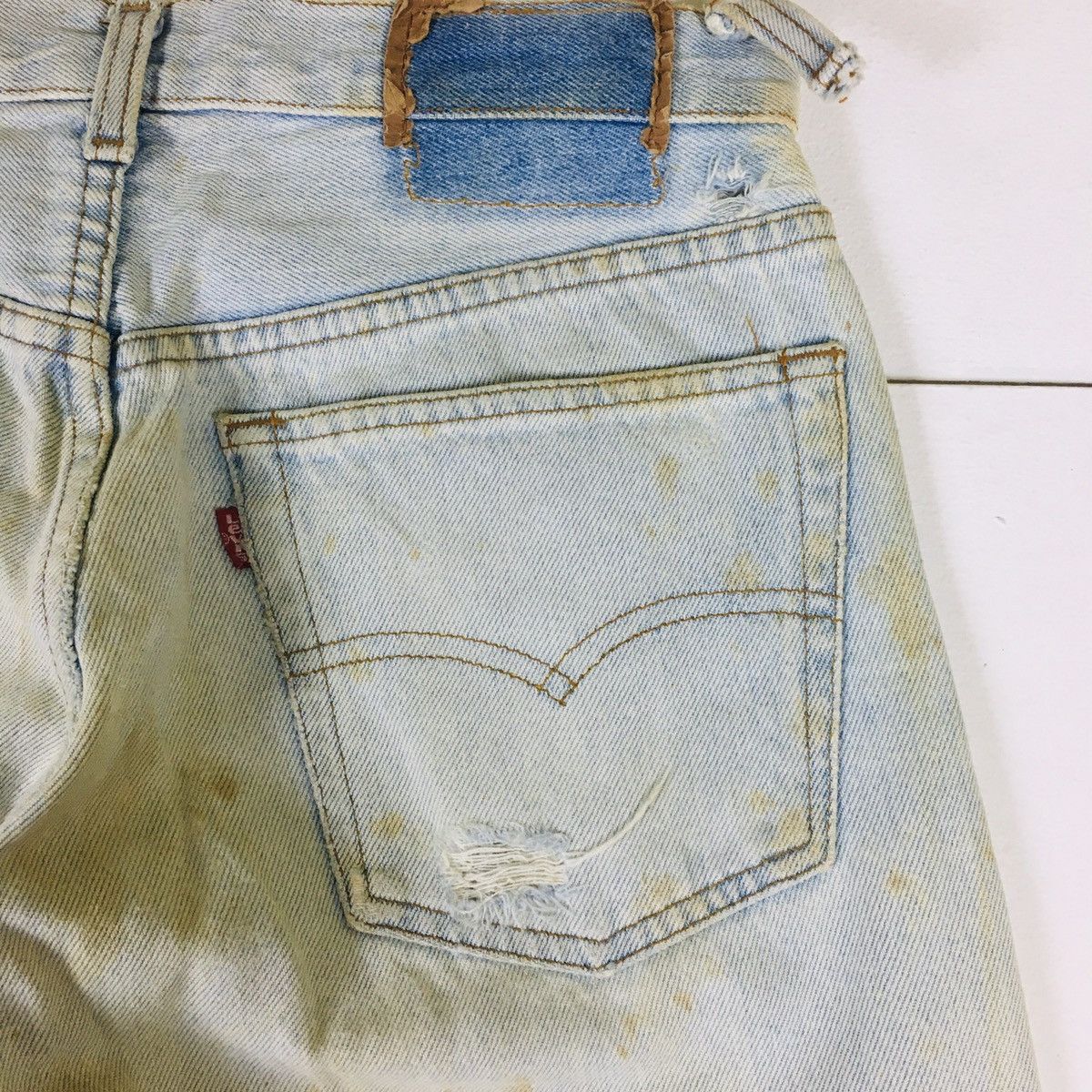 Levi's Vintage Clothing Vintage Levis 501 Made in USA Button Stamp 555 Size US 28 / EU 44 - 8 Thumbnail