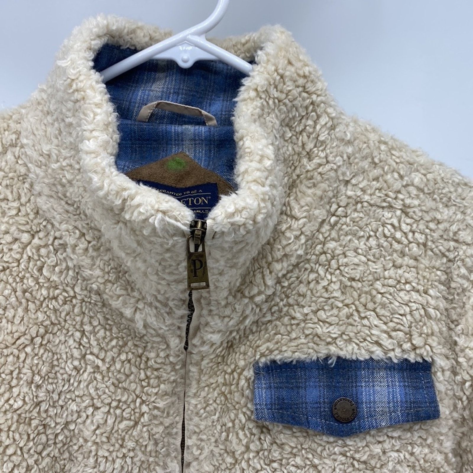 Pendleton Pendleton Ivory Full Zip Fleece Sherpa Hiking size M Size M / US 6-8 / IT 42-44 - 3 Thumbnail