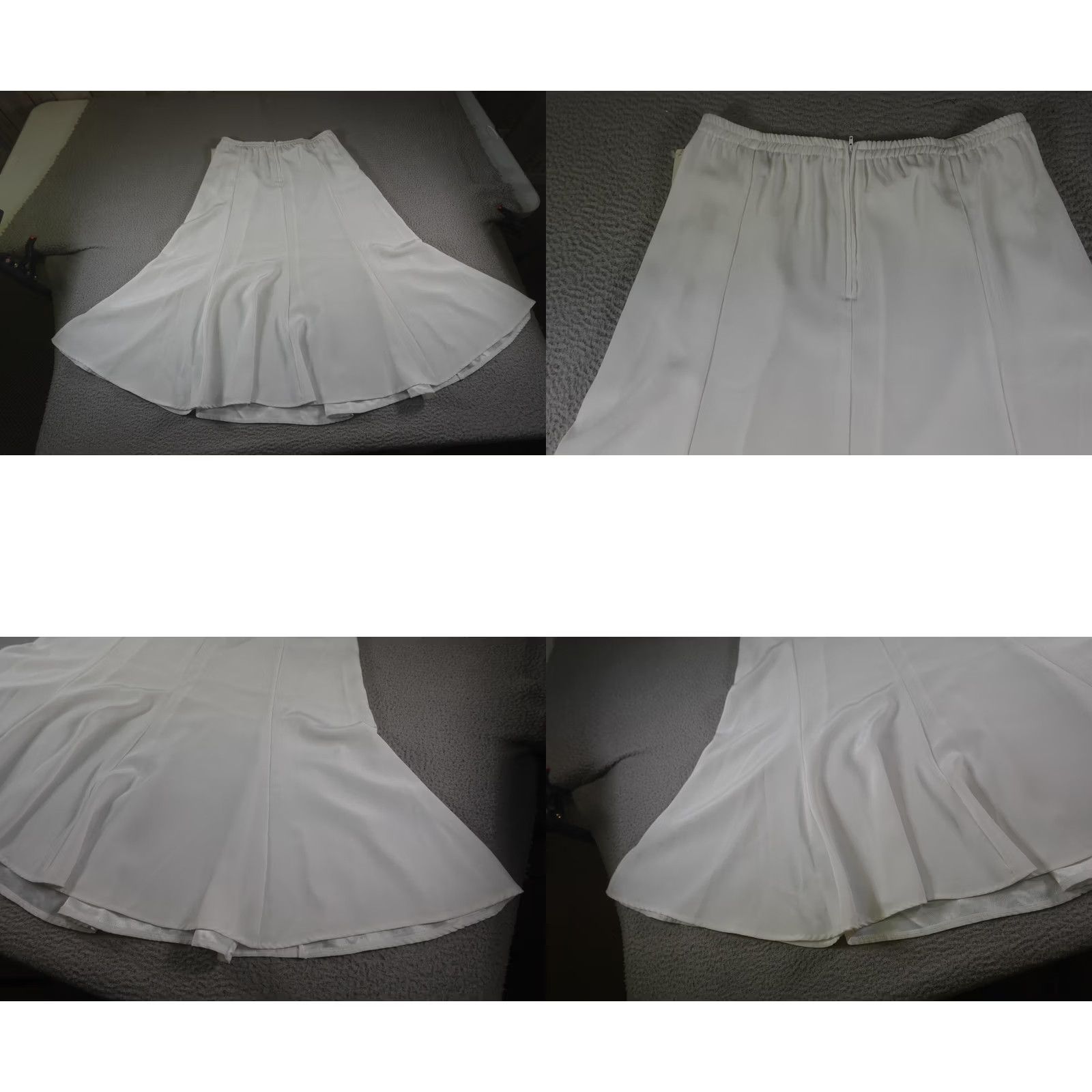 Vintage VINTAGE 1849 Authentic Ranchwear Skirt Womens Medium White Western Cowgirl 90s Size 32" / US 10 / IT 46 - 9 Thumbnail