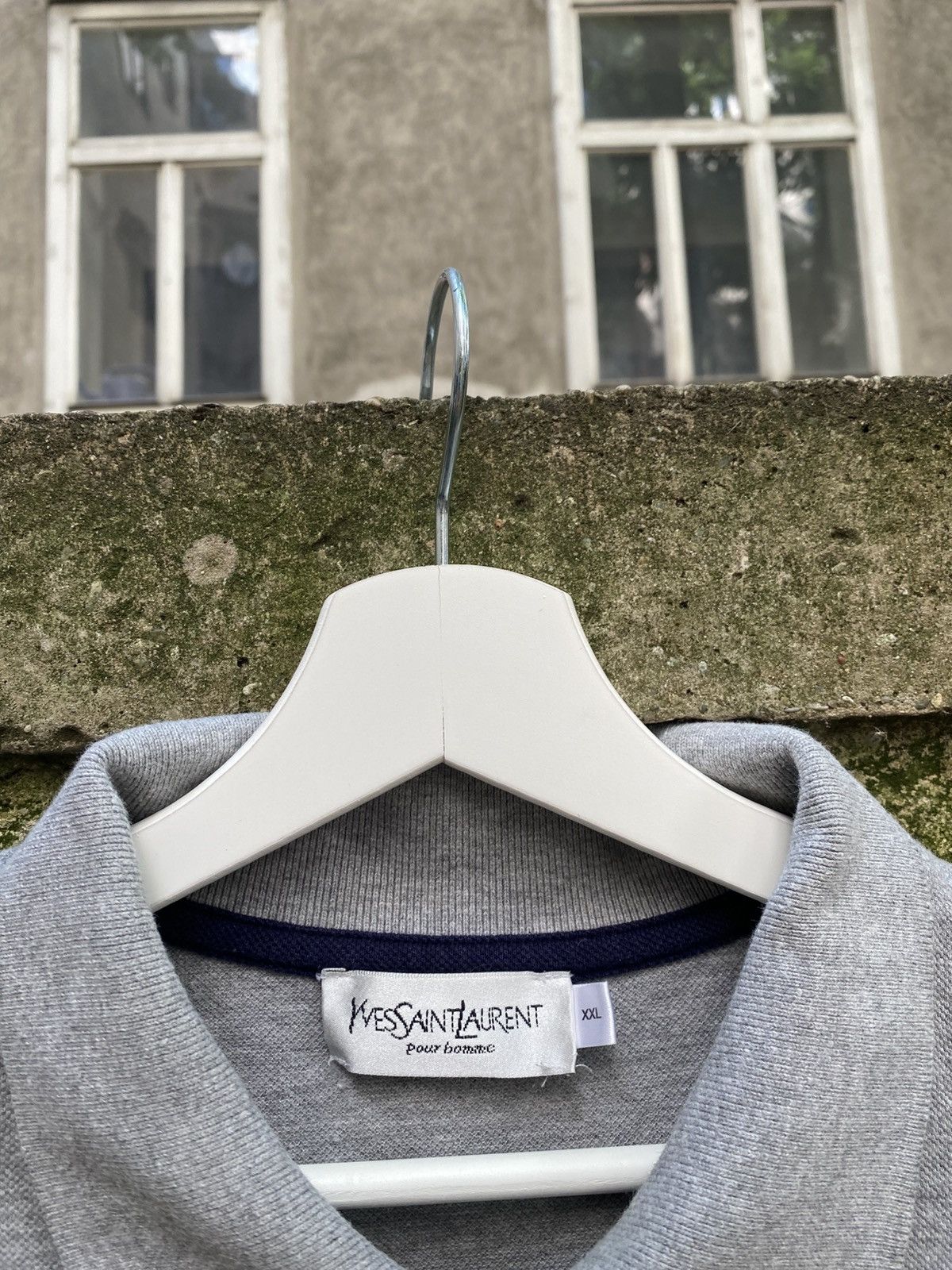 Yves Saint Laurent Yves Saint Laurent YSl Small Logo Polo T-Shirt Size US XXL / EU 58 / 5 - 4 Thumbnail
