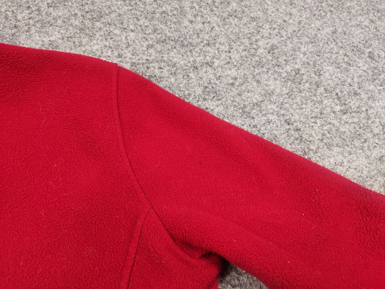 Prada Vintage 00's Prada Archive Red Fleece Full Zip Pullover Size XL / US 12-14 / IT 48-50 - 14 Thumbnail