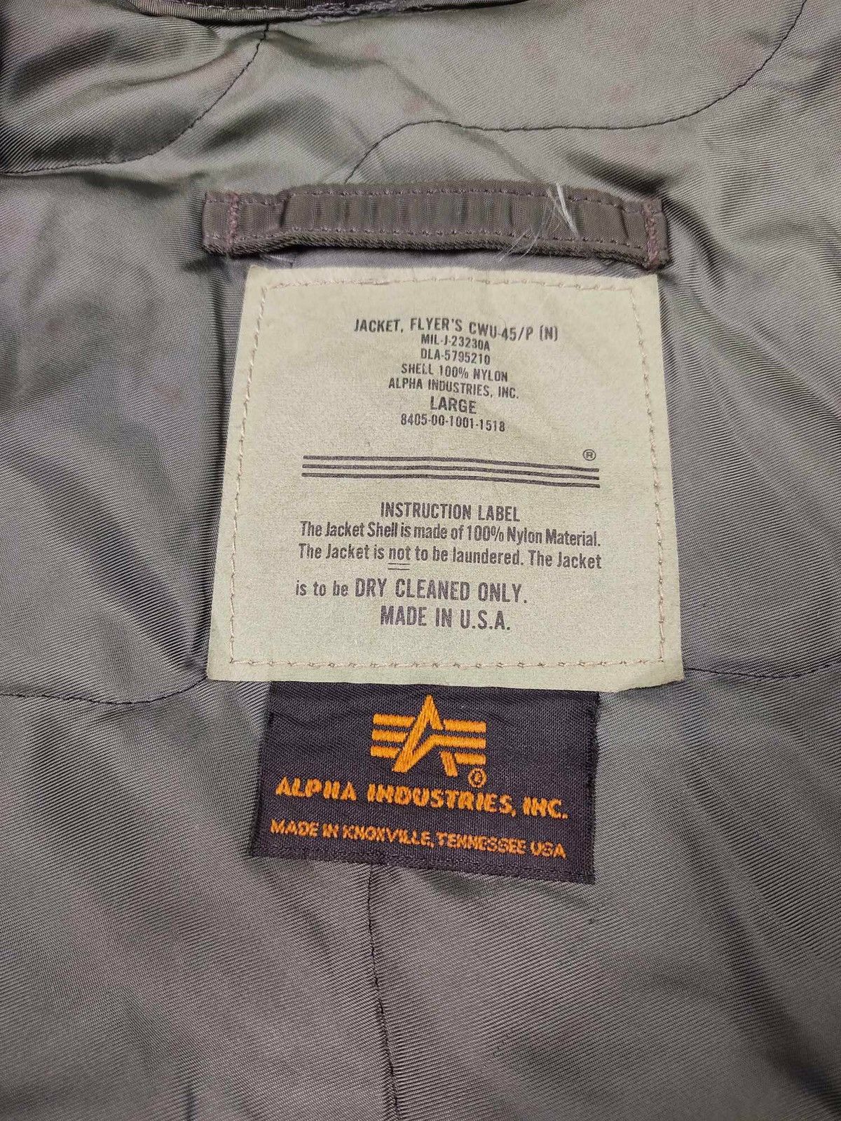 Alpha Industries × Vintage VINTAGE 90s Alpha Industries Flight Jacket Size US L / EU 52-54 / 3 - 7 Thumbnail