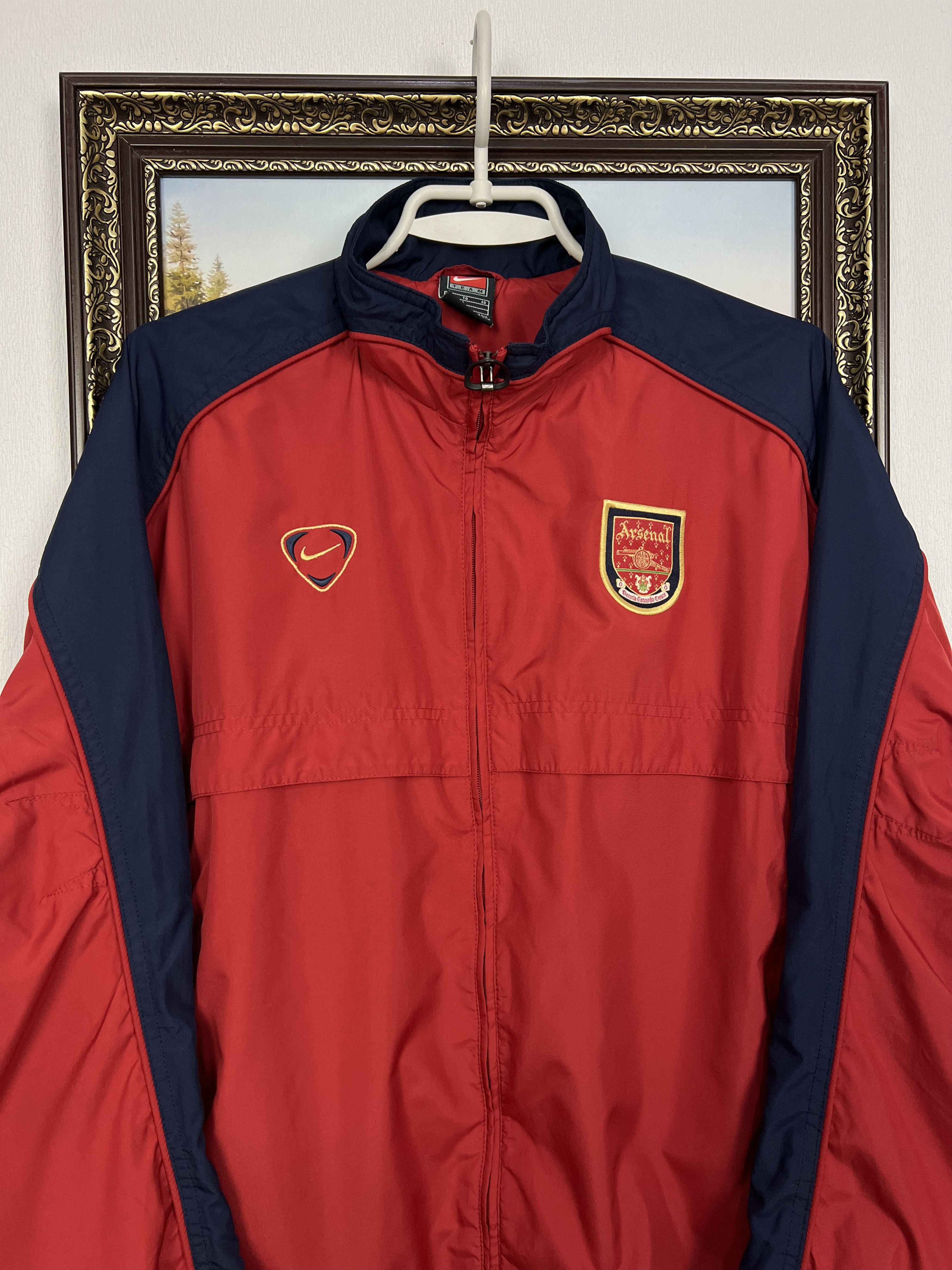 Nike Vintage Arsenal Football Train Jacket Soccer Windbreaker Size US XS / EU 42 / 0 - 2 Thumbnail