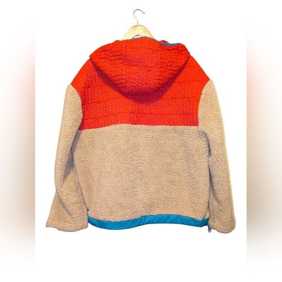 Ugg UGG Iggy Sherpa Half Zip Pullover L Orange Red Colorblock Size US L / EU 52-54 / 3 - 2 Thumbnail