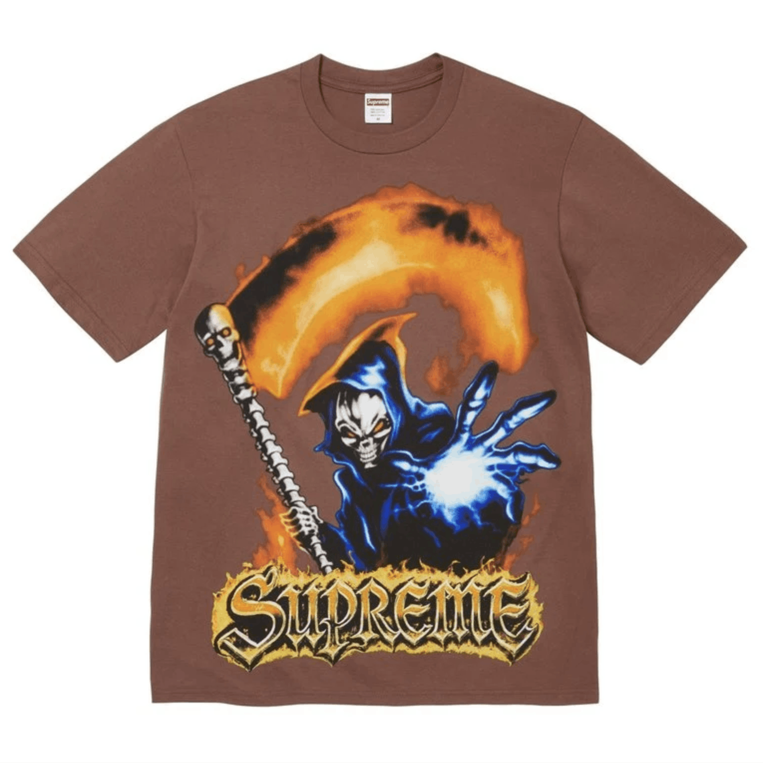 Supreme Supreme Grim Reaper Tee in Brown Size US XL / EU 56 / 4 - 1 Thumbnail
