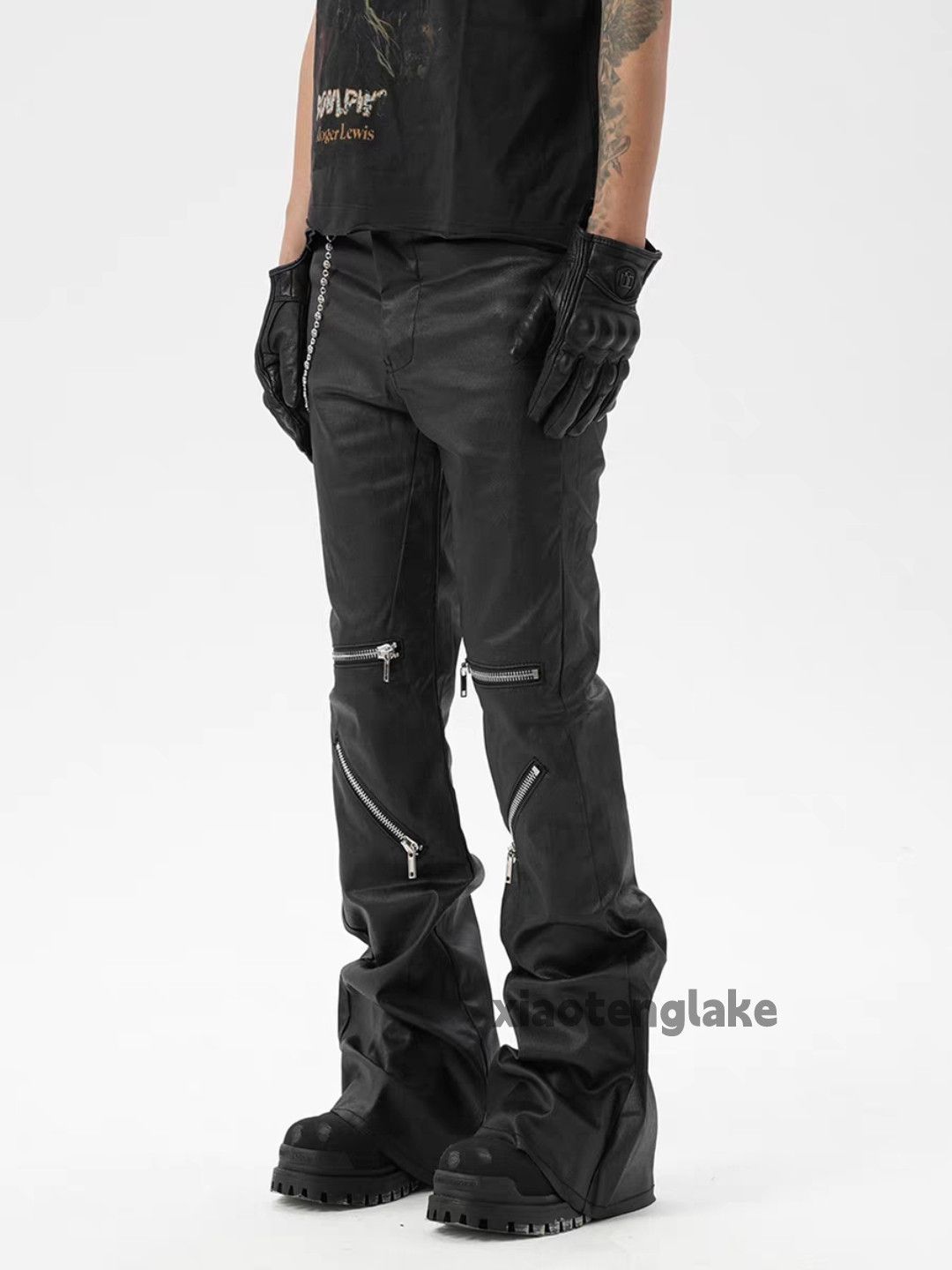 Jean xtl utility punk yuppie grunge bootcut hiphop wax jeans Size US 36 / EU 52 - 4 Thumbnail