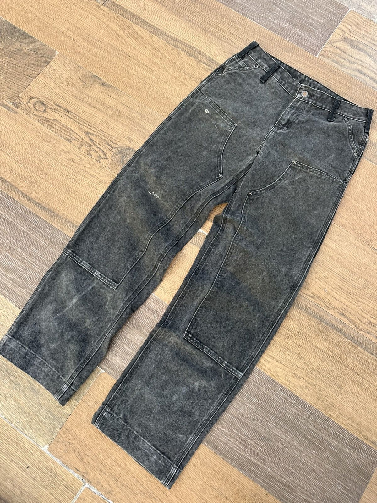 Carhartt Carhartt BLK Double Knee Heavy fade 🖤 Size US 31 - 2 Thumbnail