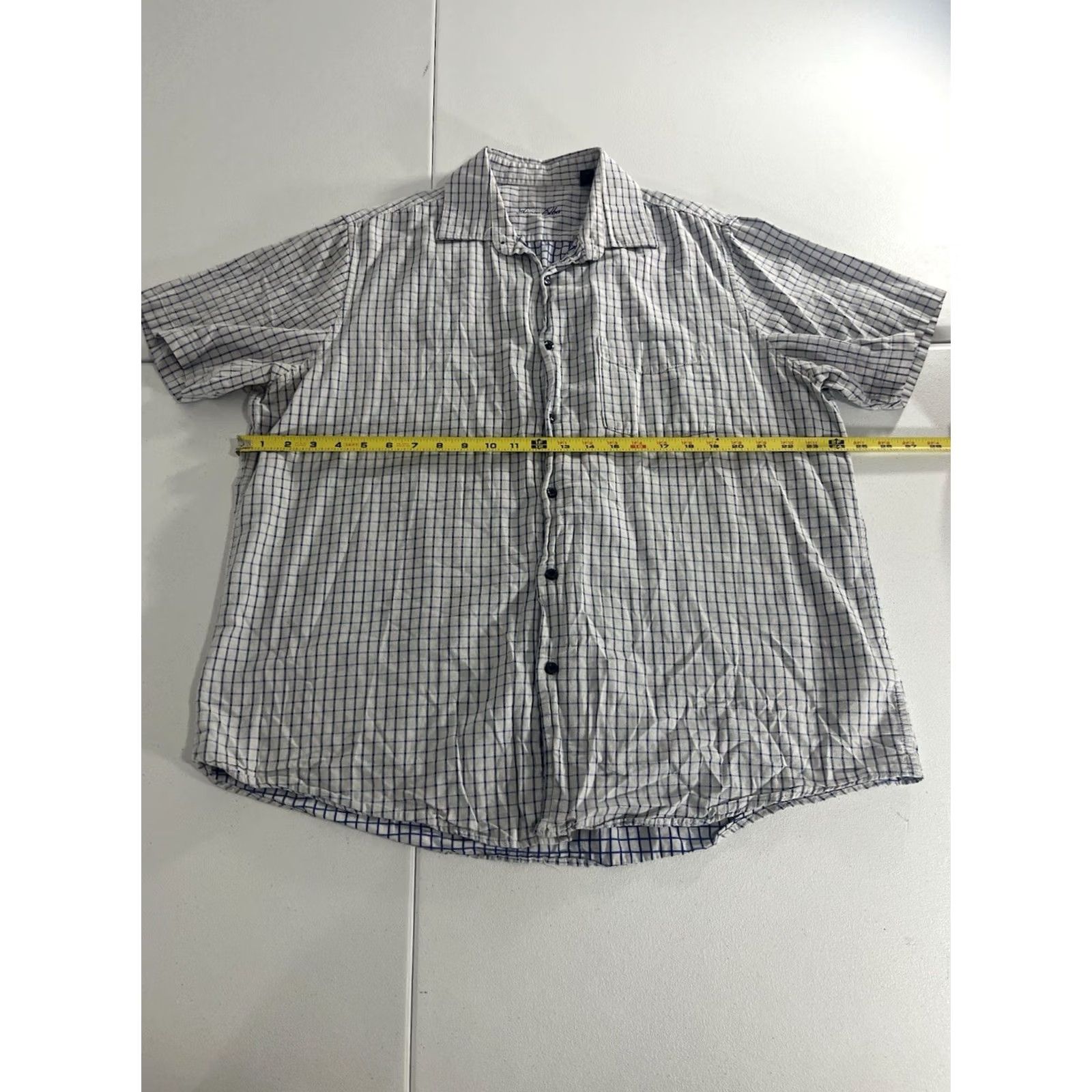 Tasso Elba Tasso Elba Shirt Men XL Short Sleeve Multicolor Button-Up Regular Fit Size US XL / EU 56 / 4 - 3 Thumbnail