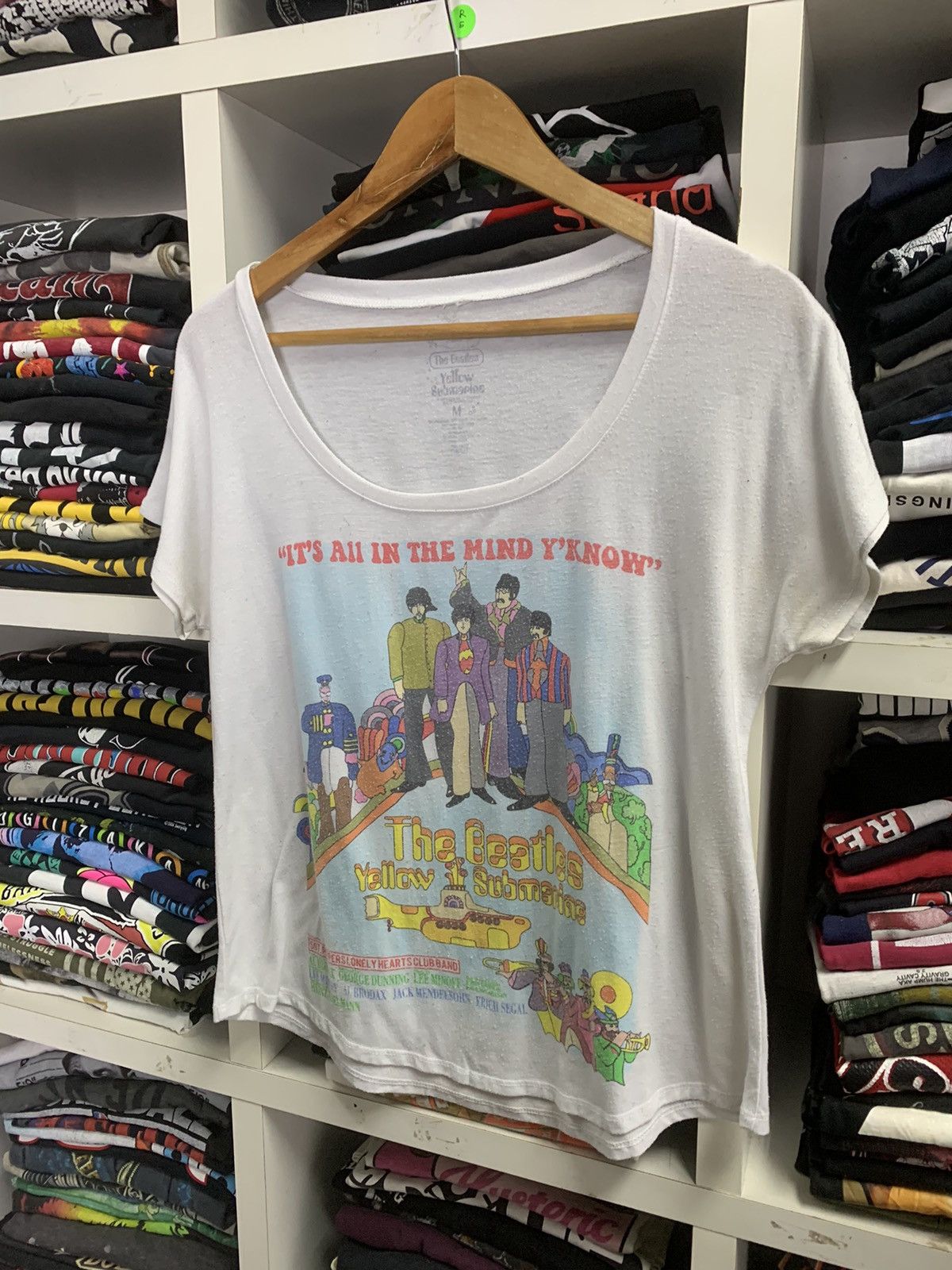 Band Tees × Vintage The Beatles & Submarines womens tee Size US M / EU 48-50 / 2 - 5 Thumbnail