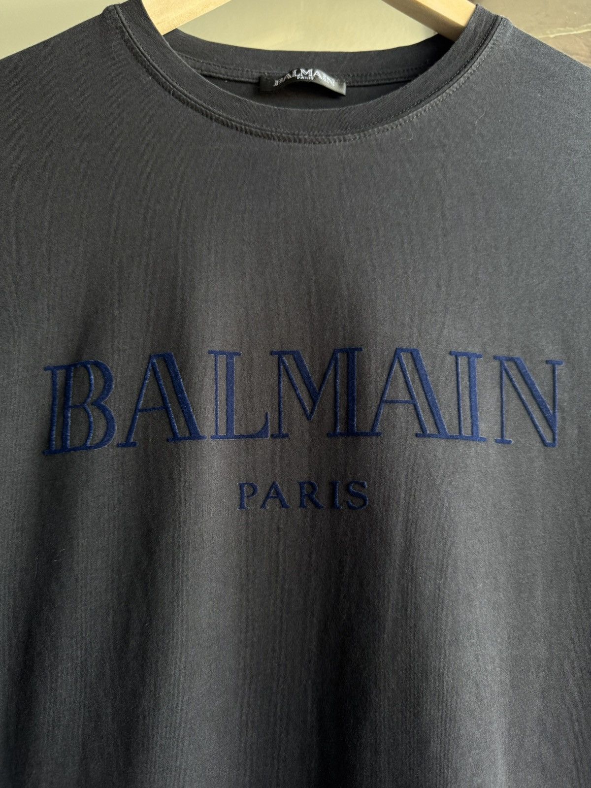 Balmain Balman Dark Blue Tshirt Size US S / EU 44-46 / 1 - 4 Thumbnail