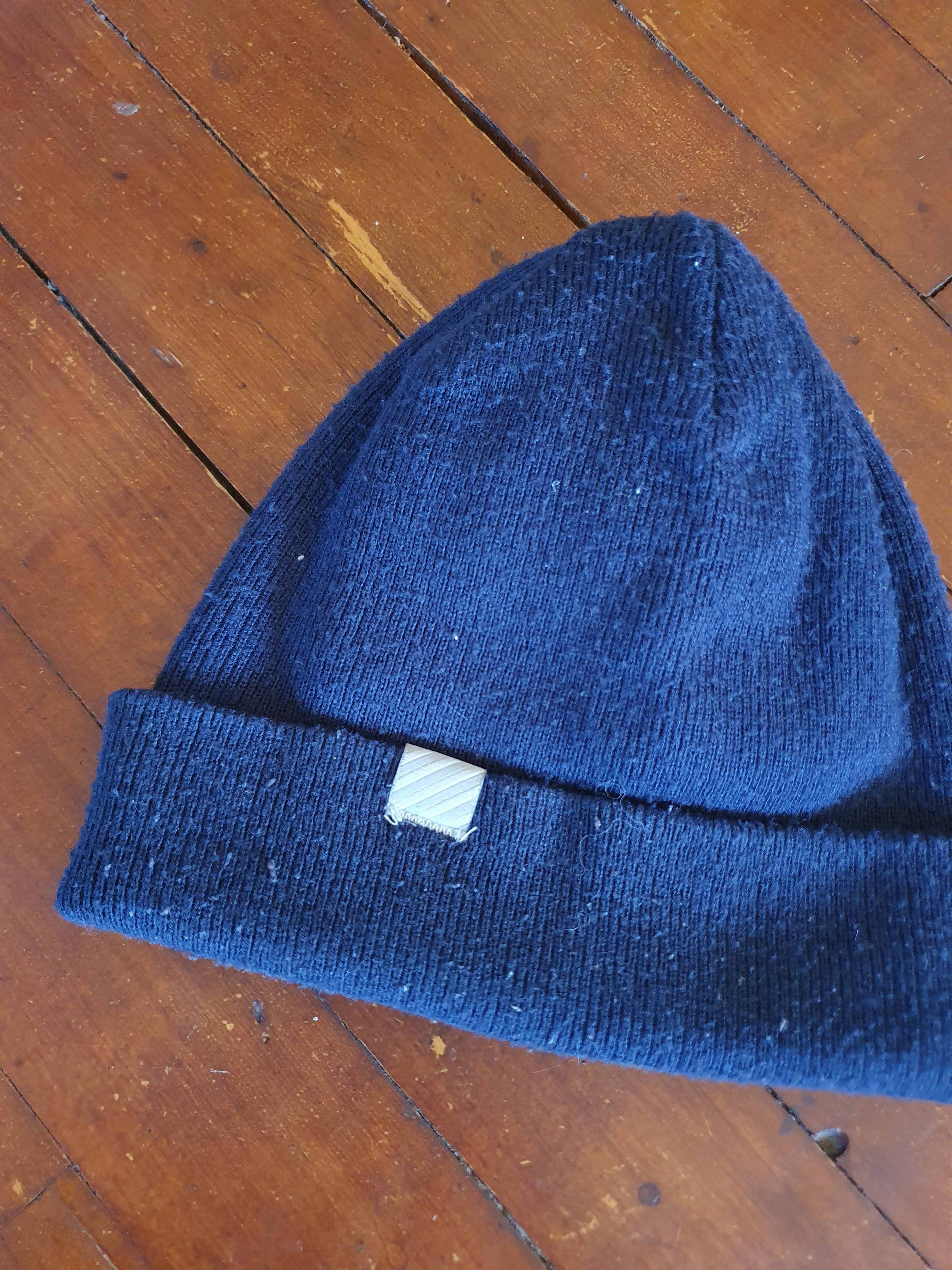 Nike × Vintage Nike Small Swoosh Beanie Winter Hat Size ONE SIZE - 7 Thumbnail