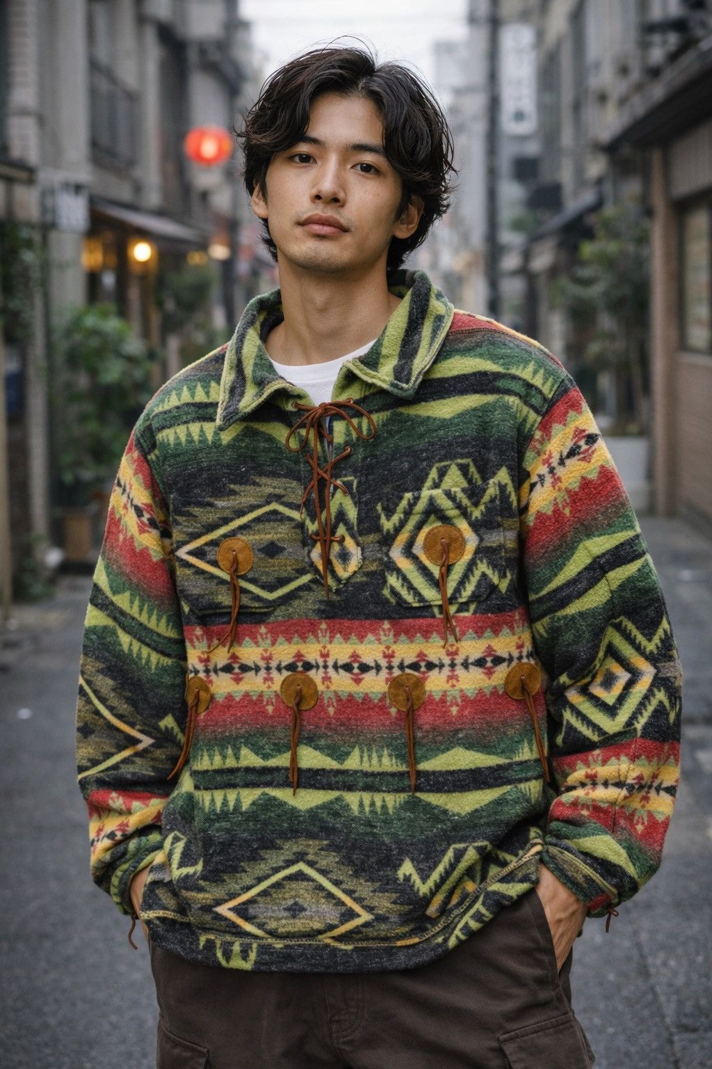 Kapital Kountry 🔥🔥🔥ARCHIVE VINTAGE KAPITAL NAVAJO NATIVE AZTEC PULLOVER Size US M / EU 48-50 / 2 - 1 Thumbnail