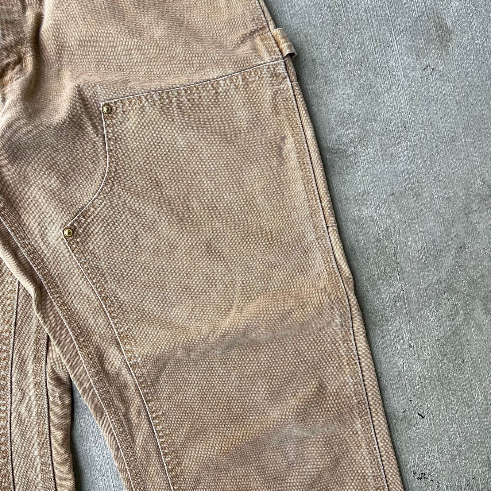 Carhartt × Vintage Carhartt faded brown double knee work wear carpenter pants Size US 34 / EU 50 - 8 Thumbnail