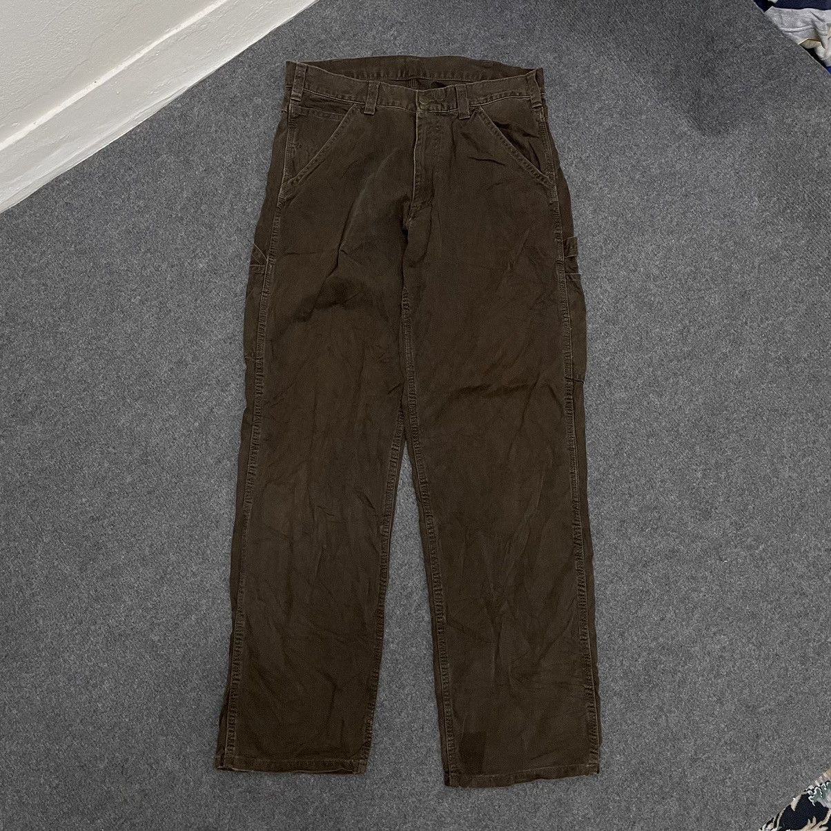 Carhartt Carhartt Olive Carpenter Pant Workwear Streetwear Style Size US 32 / EU 48 - 6 Thumbnail