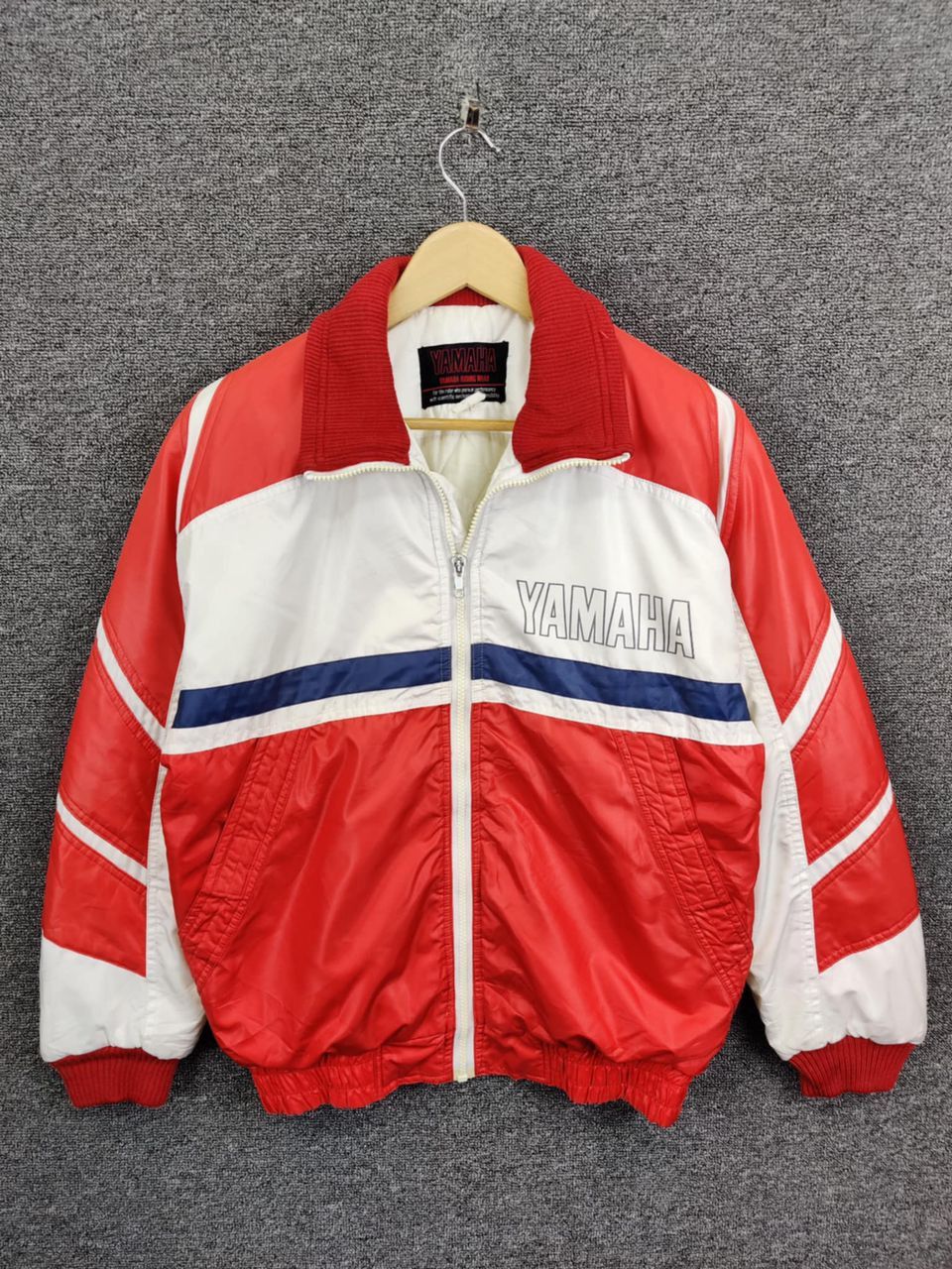 Yamaha Vintage 90's Yamaha Motorcycle Bikers Jacket Size US M / EU 48-50 / 2 - 1 Thumbnail
