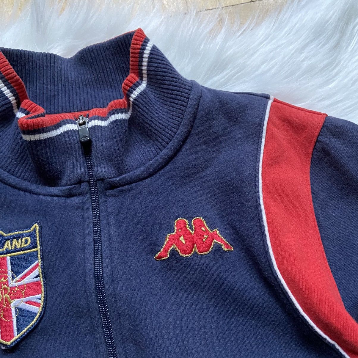 Kappa 📌 Crazy Vintage Kappa England Y2K Cropped Zip-Up Size M / US 6-8 / IT 42-44 - 5 Thumbnail