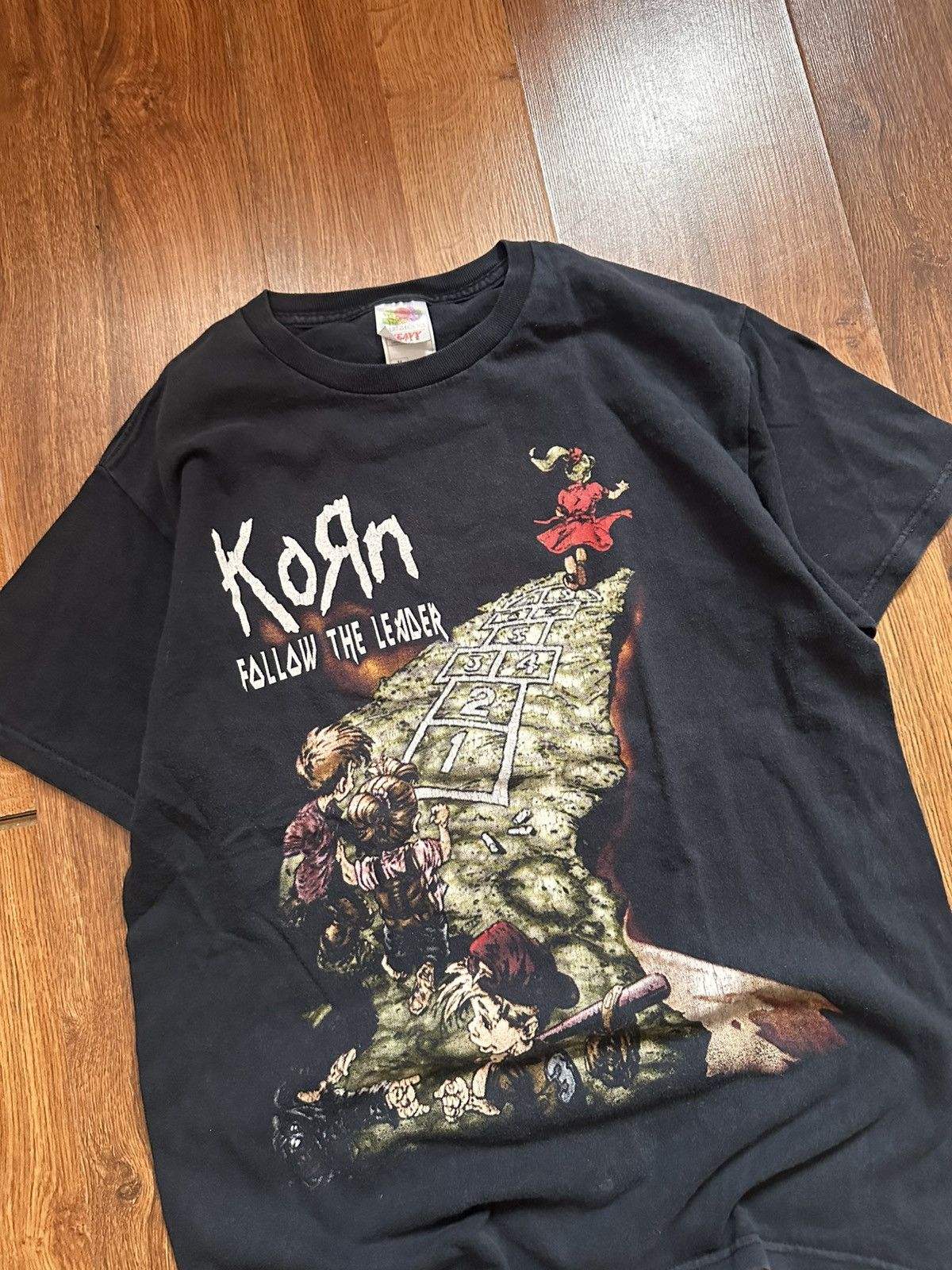 Vintage Vintage Korn Follow The Leader Graphic Tee Double Sided M Size US M / EU 48-50 / 2 - 3 Thumbnail