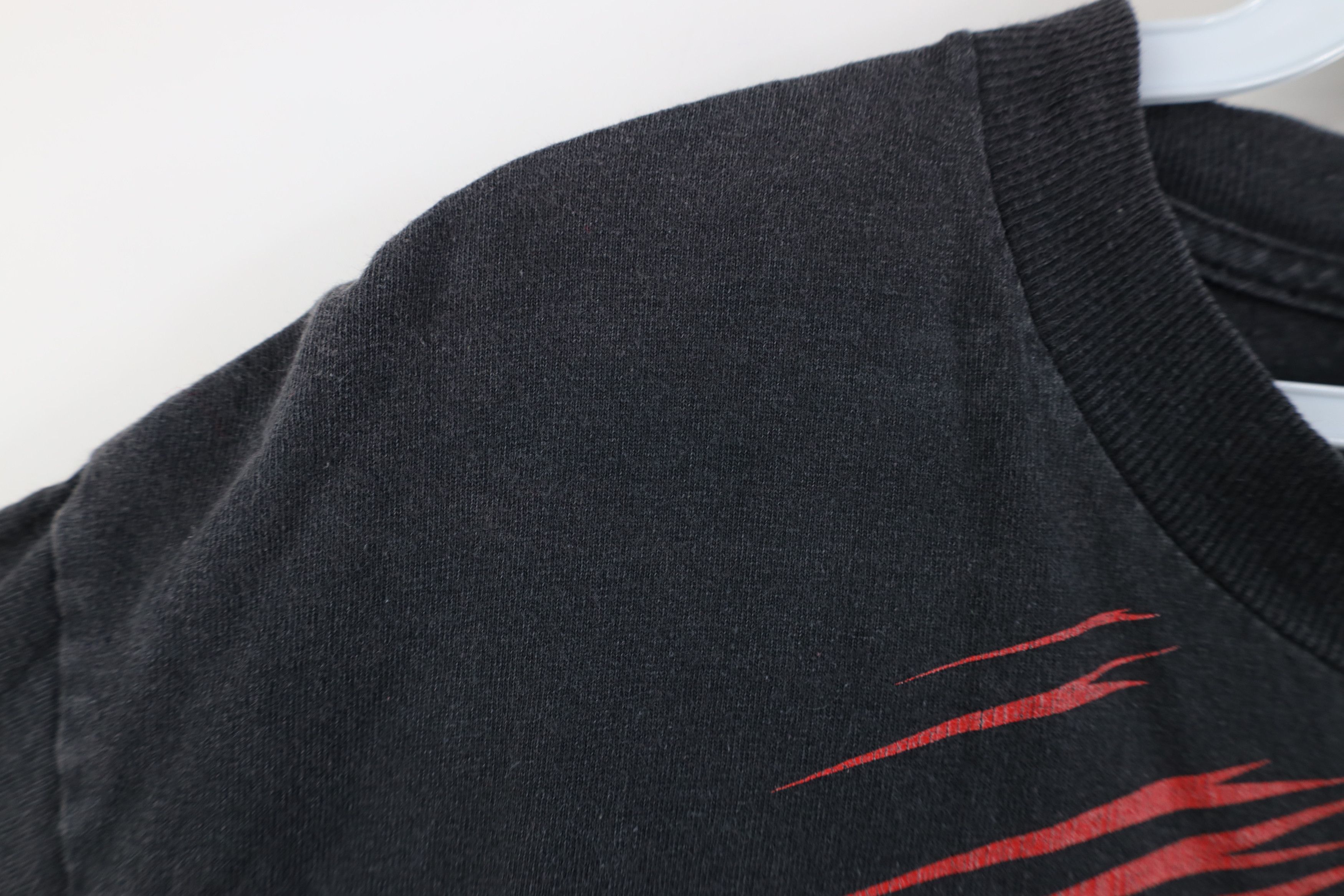 Famous Stars And Straps Vintage 90s Y2K Famous Stars and Straps Racing T-Shirt Black Size US M / EU 48-50 / 2 - 5 Thumbnail