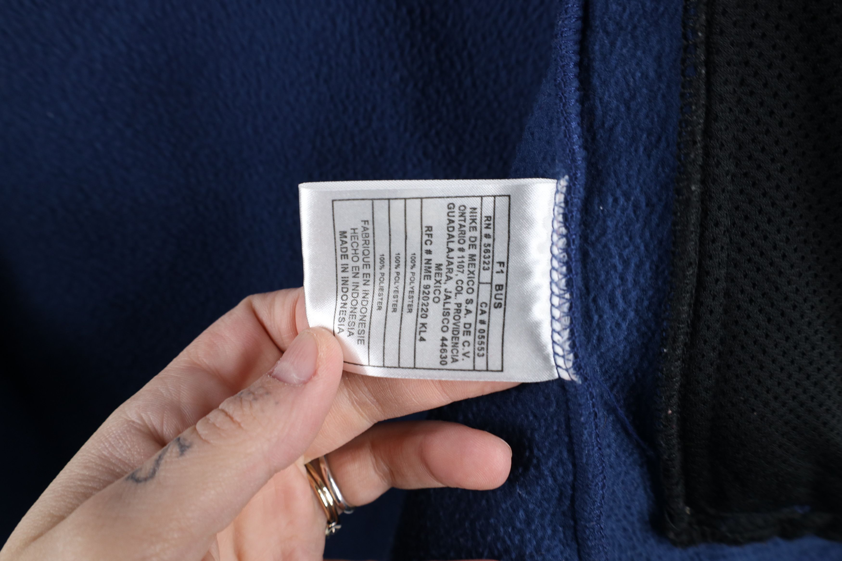 Nike × Vintage Vintage 90s Nike ACG Scott Mini Swoosh Fleece Vest Jacket Size M / US 6-8 / IT 42-44 - 10 Thumbnail