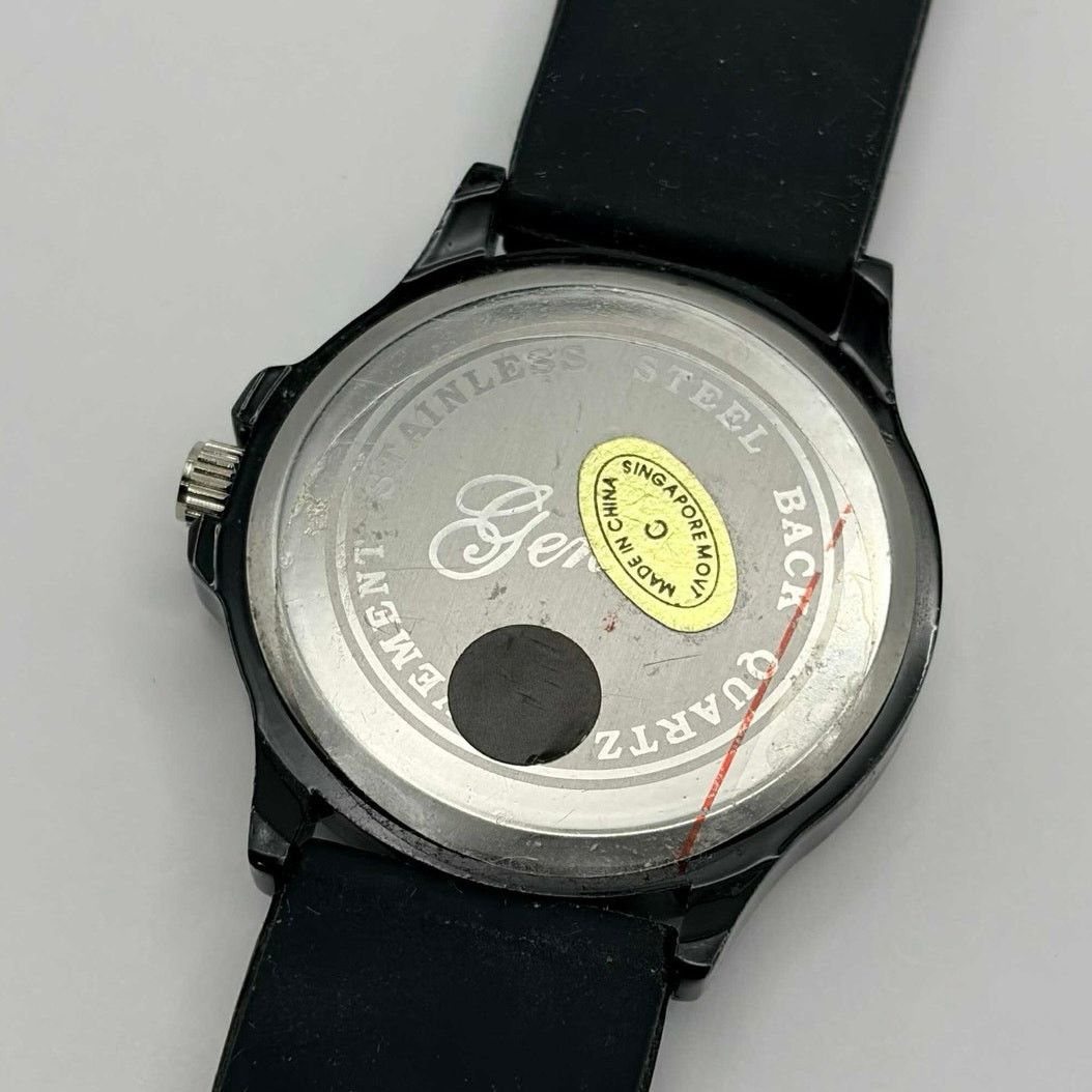 Geneva Black & Silver Geneva Men’s Watch Size ONE SIZE - 5 Thumbnail