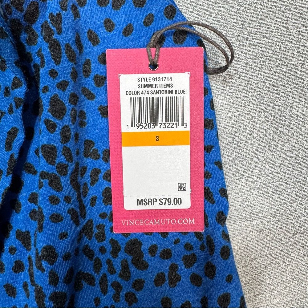 Vince Camuto NWT New Vince Camuto Animal Print Shift Blue Dress Size S Size S / US 4 / IT 40 - 7 Thumbnail
