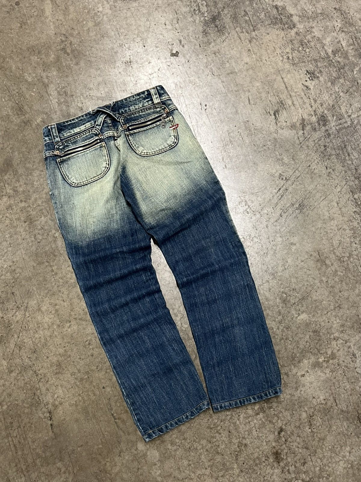 Diesel Diesel vintage baggy fit flare jeans faded wash denim rare Size US 30 / EU 46 - 2 Thumbnail