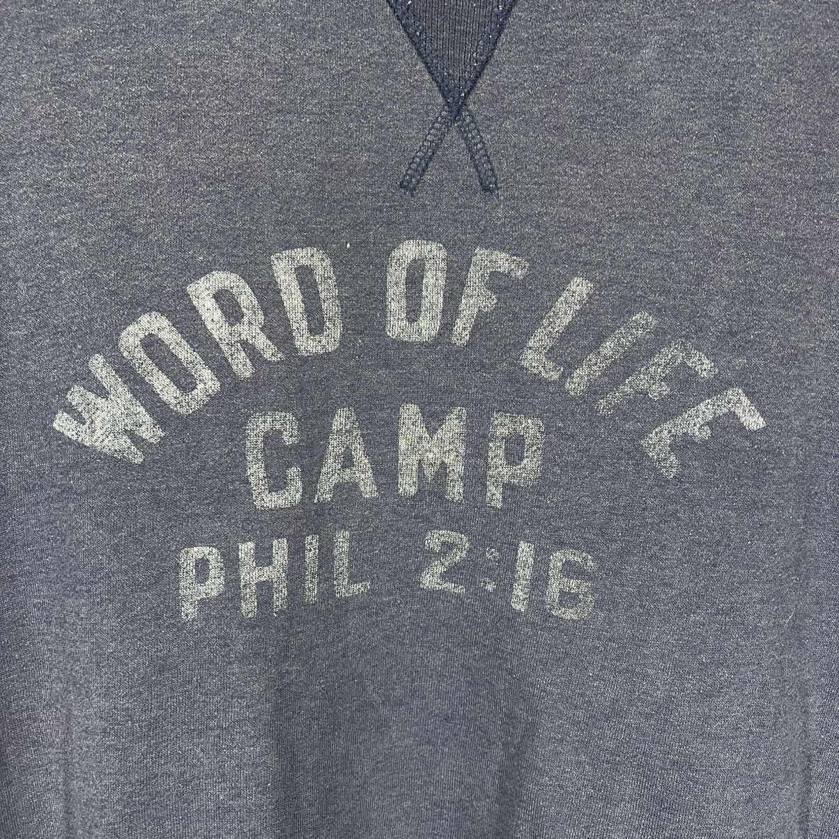 Vintage Vintage PHIL 2:16 Faded Navy Blue Sweatshirt #1994/13 Size US M / EU 48-50 / 2 - 3 Thumbnail