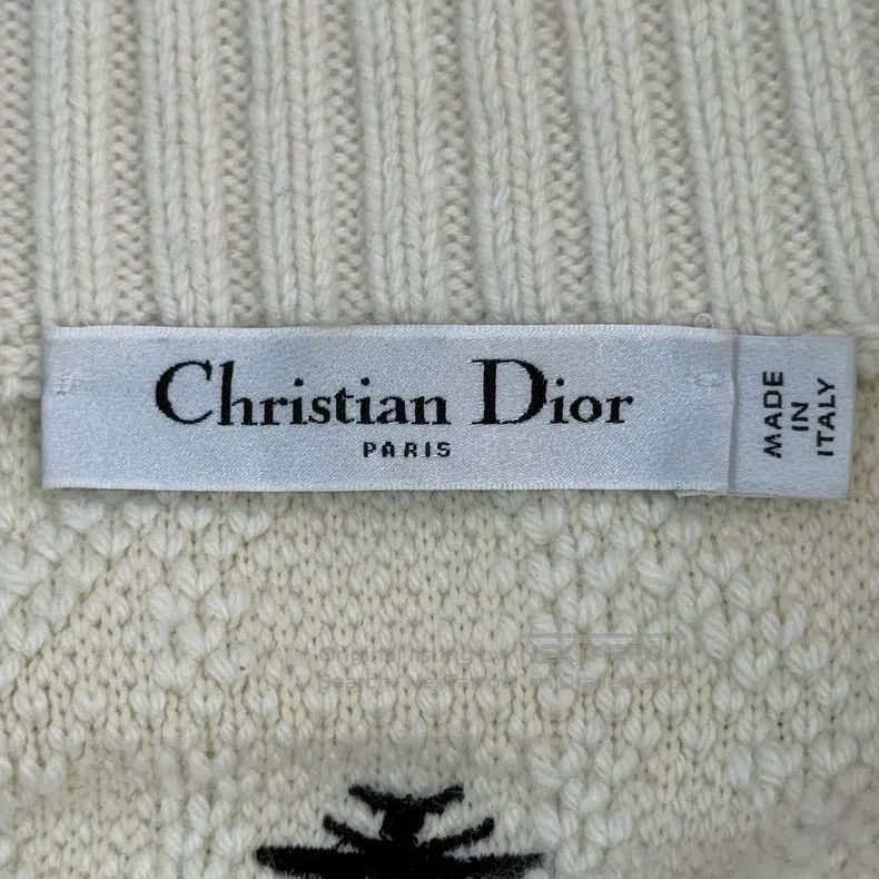 Dior Dior Beige plaid embroidered bee wool cardigan coat Size XS / US 0-2 / IT 36-38 - 5 Thumbnail